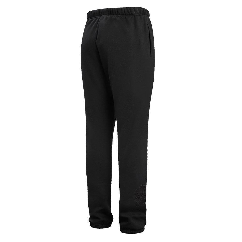 Pro Standard Men's MLB New York Yankees Neutral Sweatpants - BLACK Thumbnail View 4