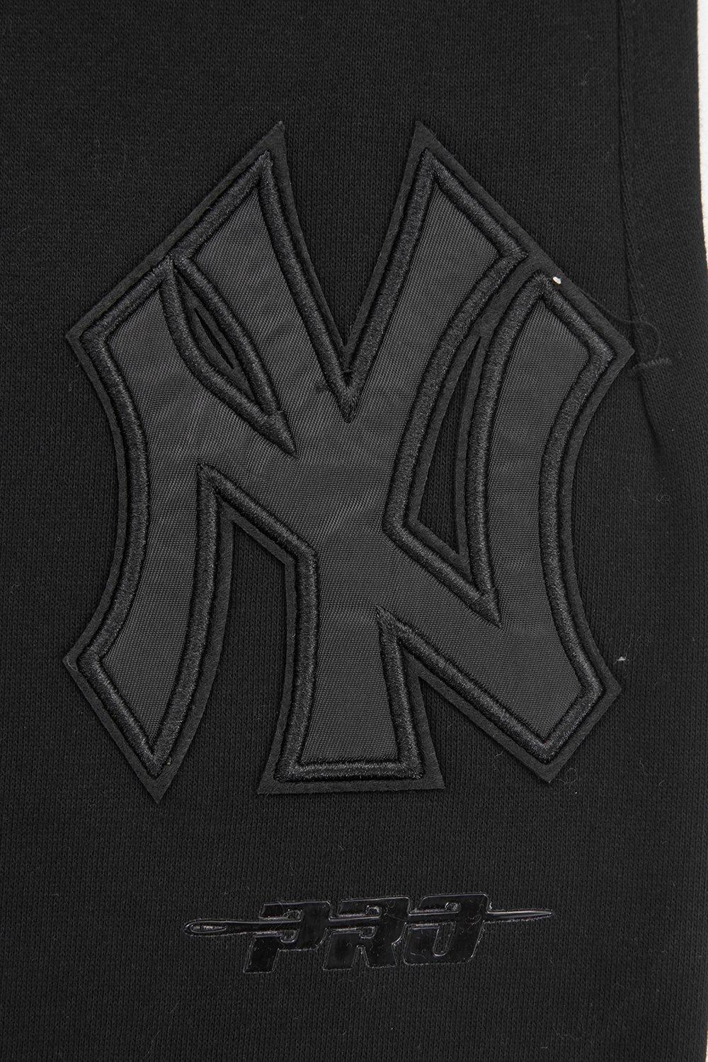 Pro Standard Men's MLB New York Yankees Neutral Sweatpants - BLACK Thumbnail View 5