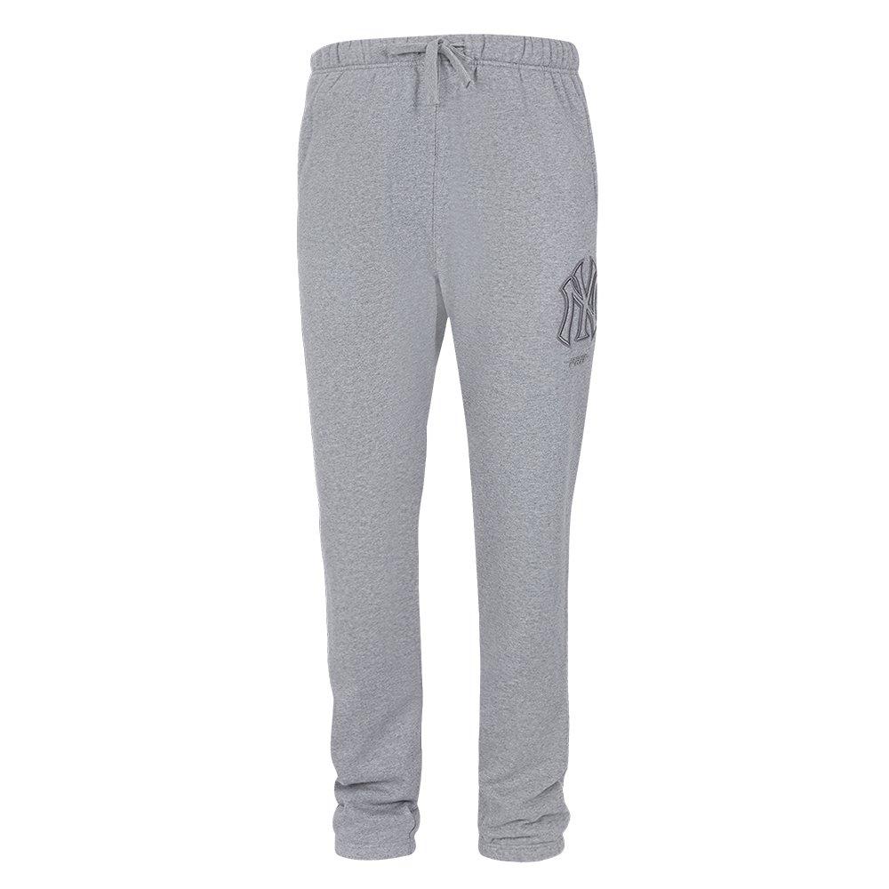 Pro Standard Men's MLB New York Yankees Neutral Sweatpants - DK GREY Thumbnail View 1