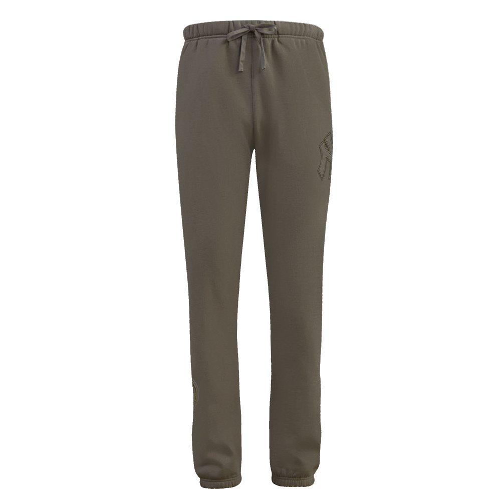 Pro Standard Men's MLB New York Yankees Neutral Sweatpants - DK BROWN Thumbnail View 1