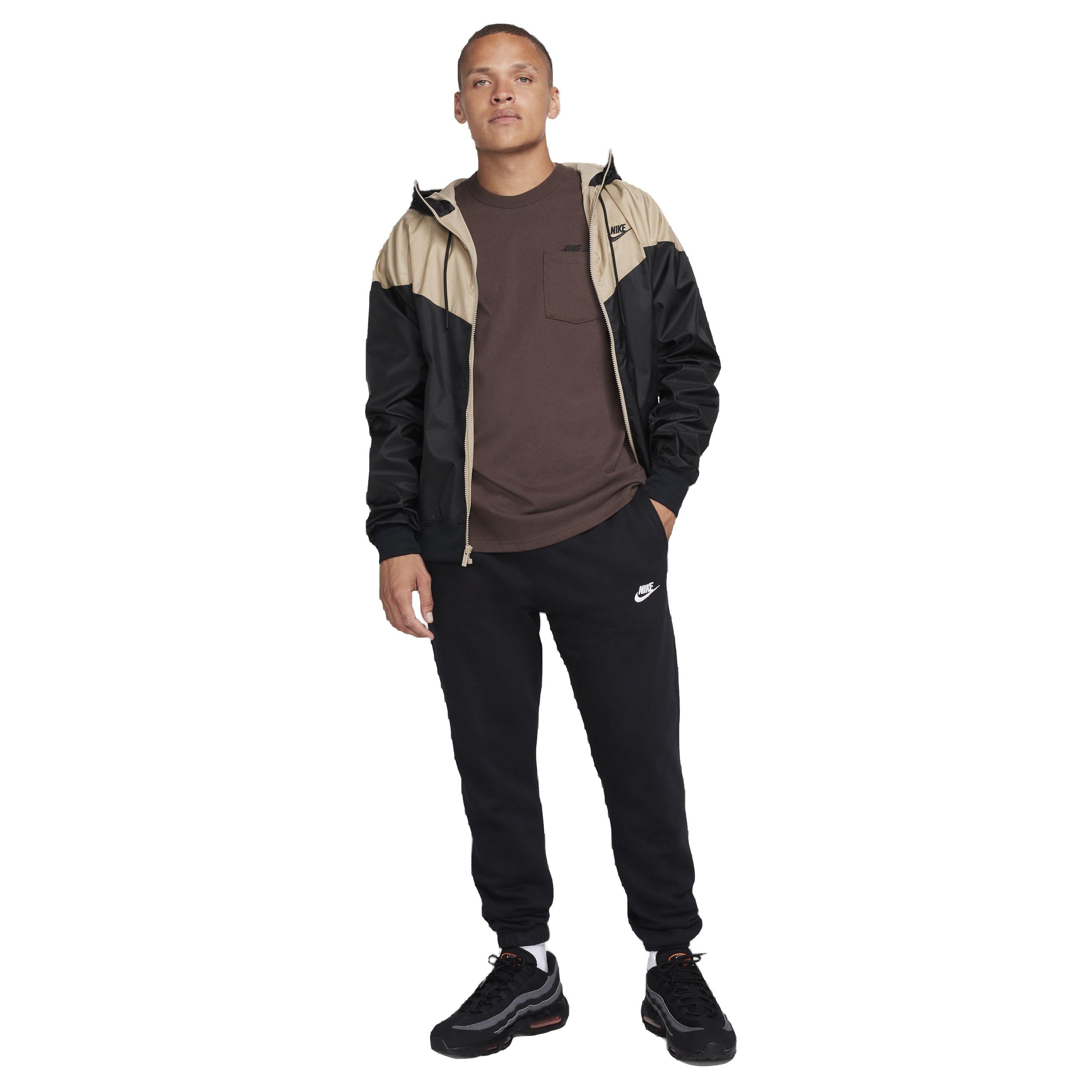 Nike Men's Sportswear Premium Essentials Long-Sleeve Pocket T-Shirt - BROWN Thumbnail View 6