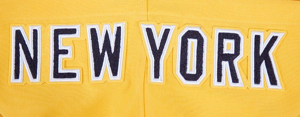 Pro Standard Men's MLB New York Yankees Chenille Pullover Hoodie - YELLOW Thumbnail View 5