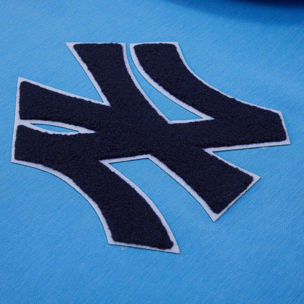 Pro Standard Men's MLB New York Yankees Chenille Pullover Hoodie - BLUE Thumbnail View 8