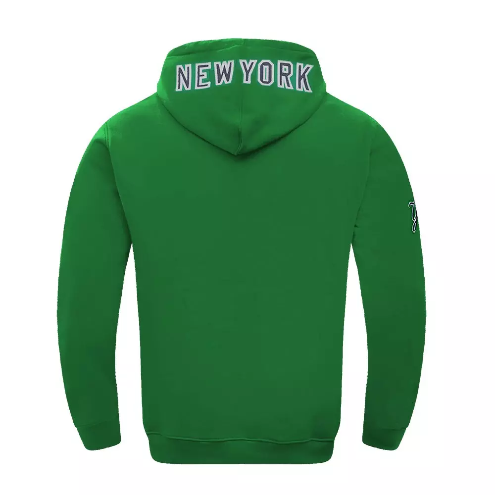 Pro Standard Men's MLB New York Yankees Chenille Pullover Hoodie - GREEN