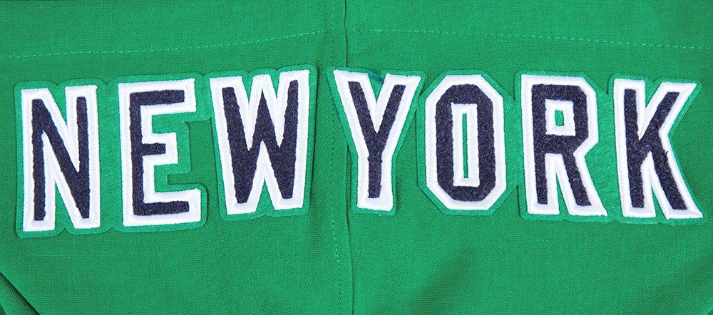 Pro Standard Men's MLB New York Yankees Chenille Pullover Hoodie - GREEN Thumbnail View 8