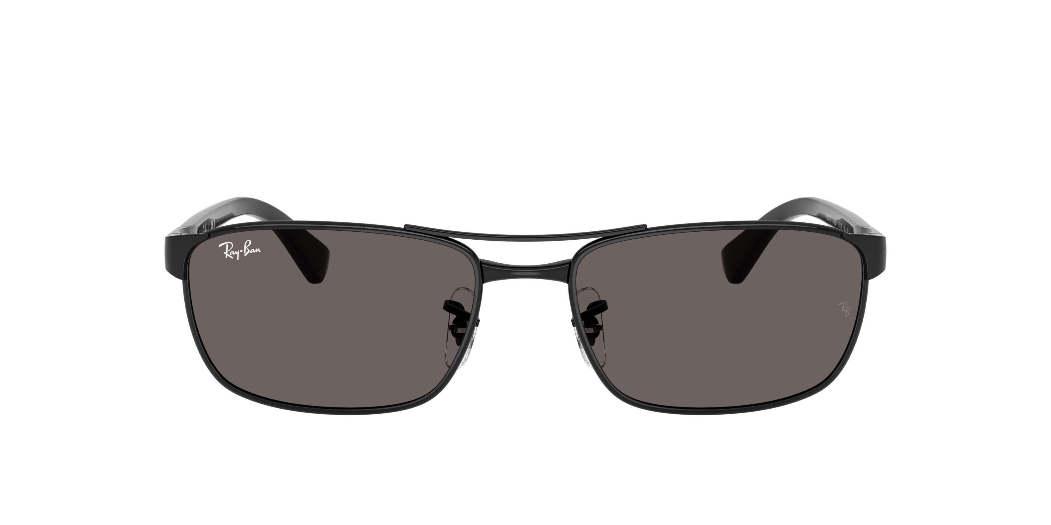 Ray-Ban RB3778 Dark Grey Sunglasses &ndash; Polished Black - BLACK/GREY Thumbnail View 2