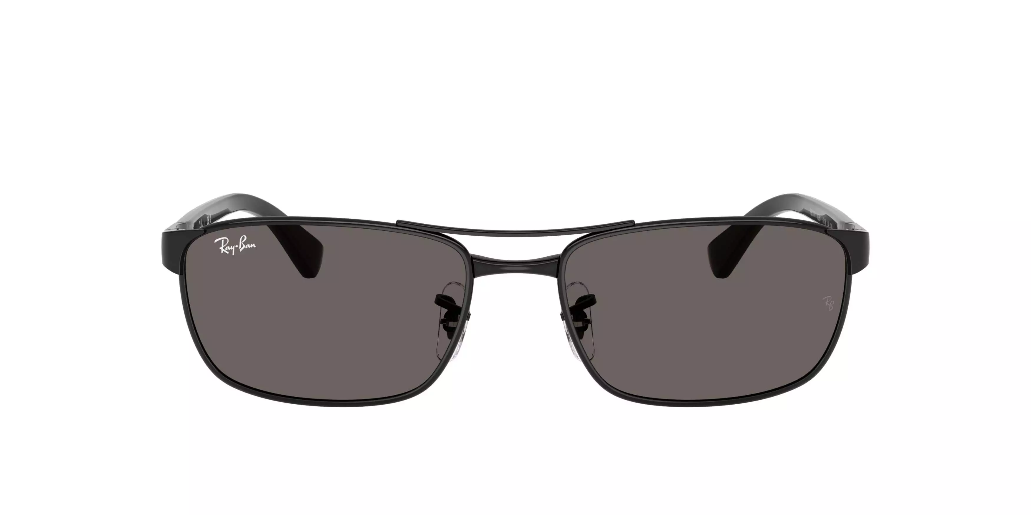 Ray-Ban RB3778 Dark Grey Sunglasses &ndash; Polished Black - BLACK/GREY