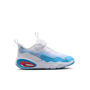 Nike Air Max Nova "White/Aurora Blue/Football Blue/Fusion Red" Preschool Boys' Shoe - WHITE/BLUE/BLUE/RED