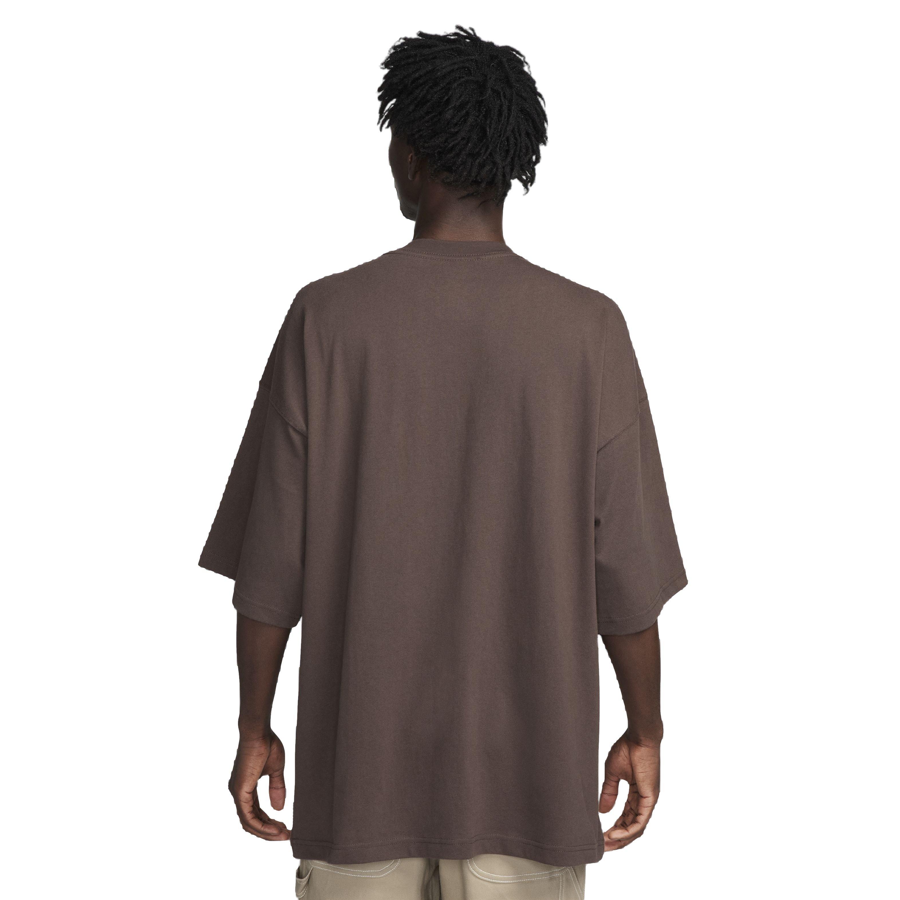 Nike Men's Sportswear Premium Essentials Oversized T-Shirt - Brown - BROWN Thumbnail View 2