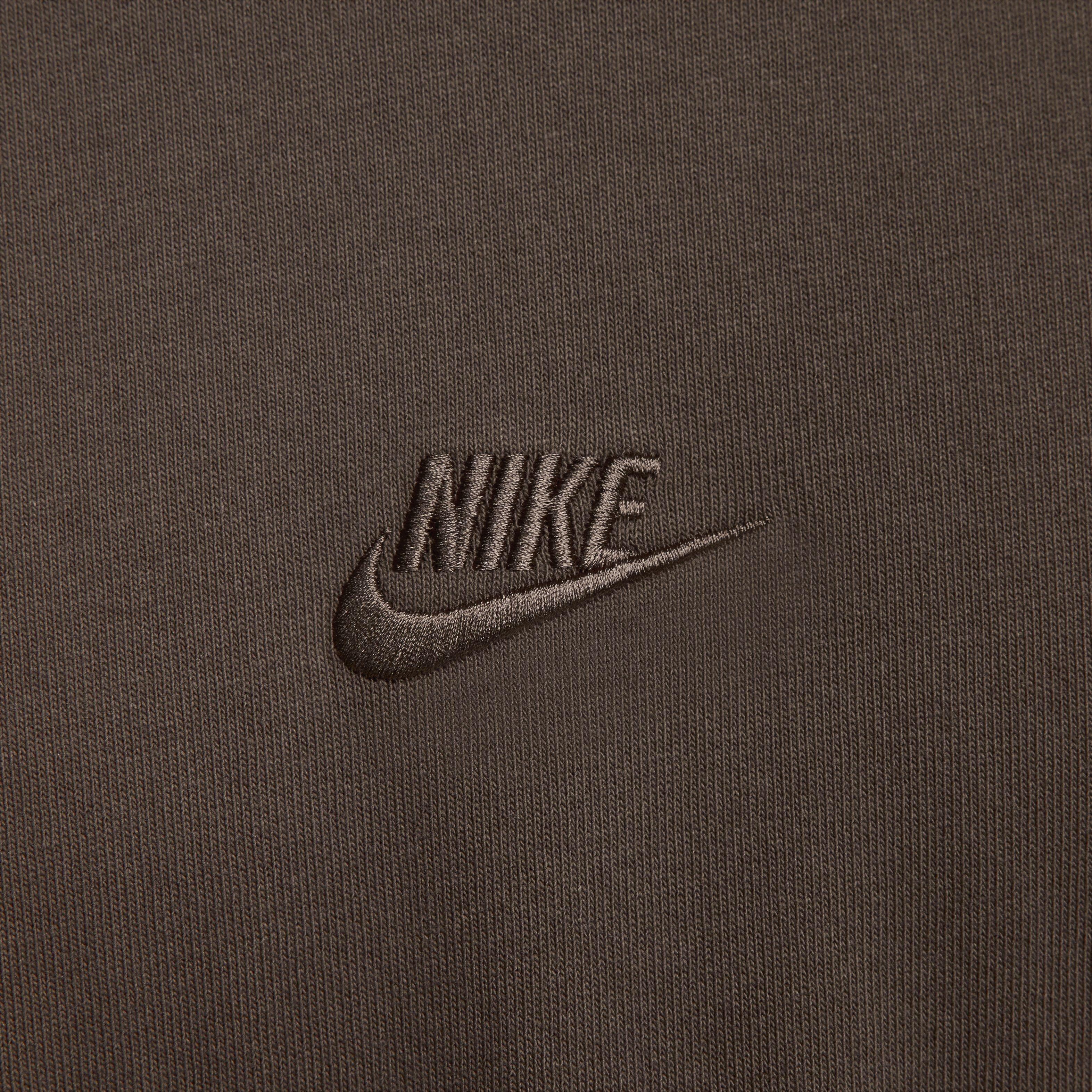 Nike Men's Sportswear Premium Essentials Oversized T-Shirt -Brown - BROWN Thumbnail View 4