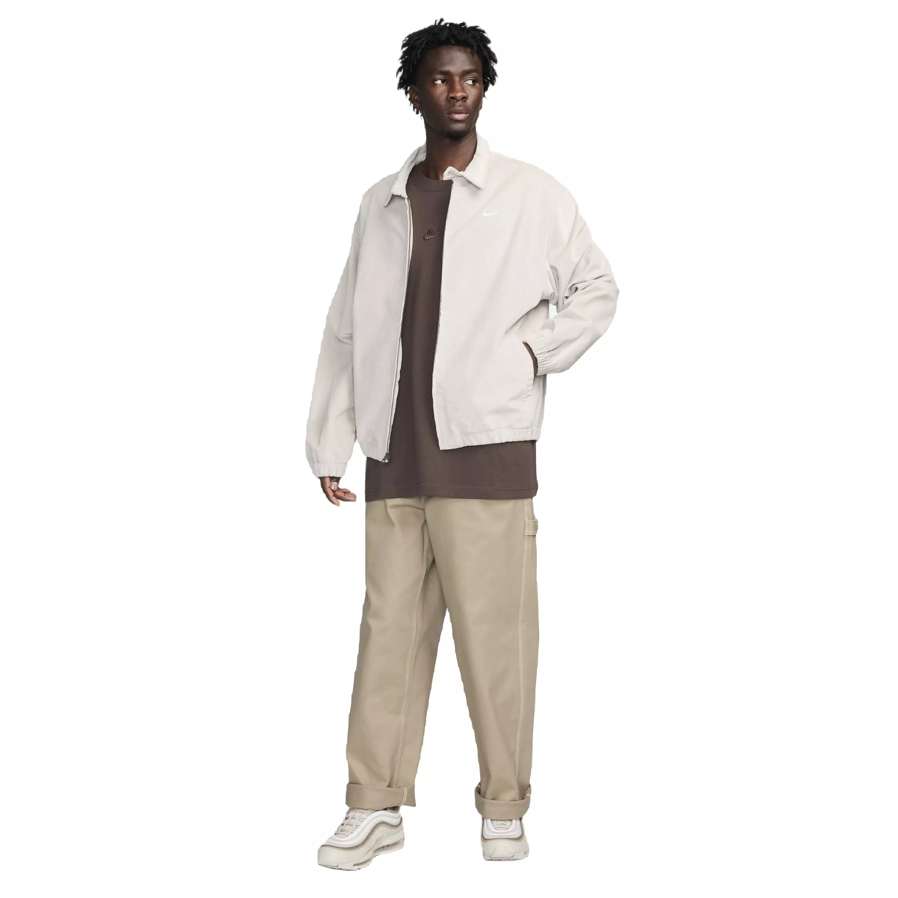 Nike Men's Sportswear Premium Essentials Oversized T-Shirt - Brown - BROWN