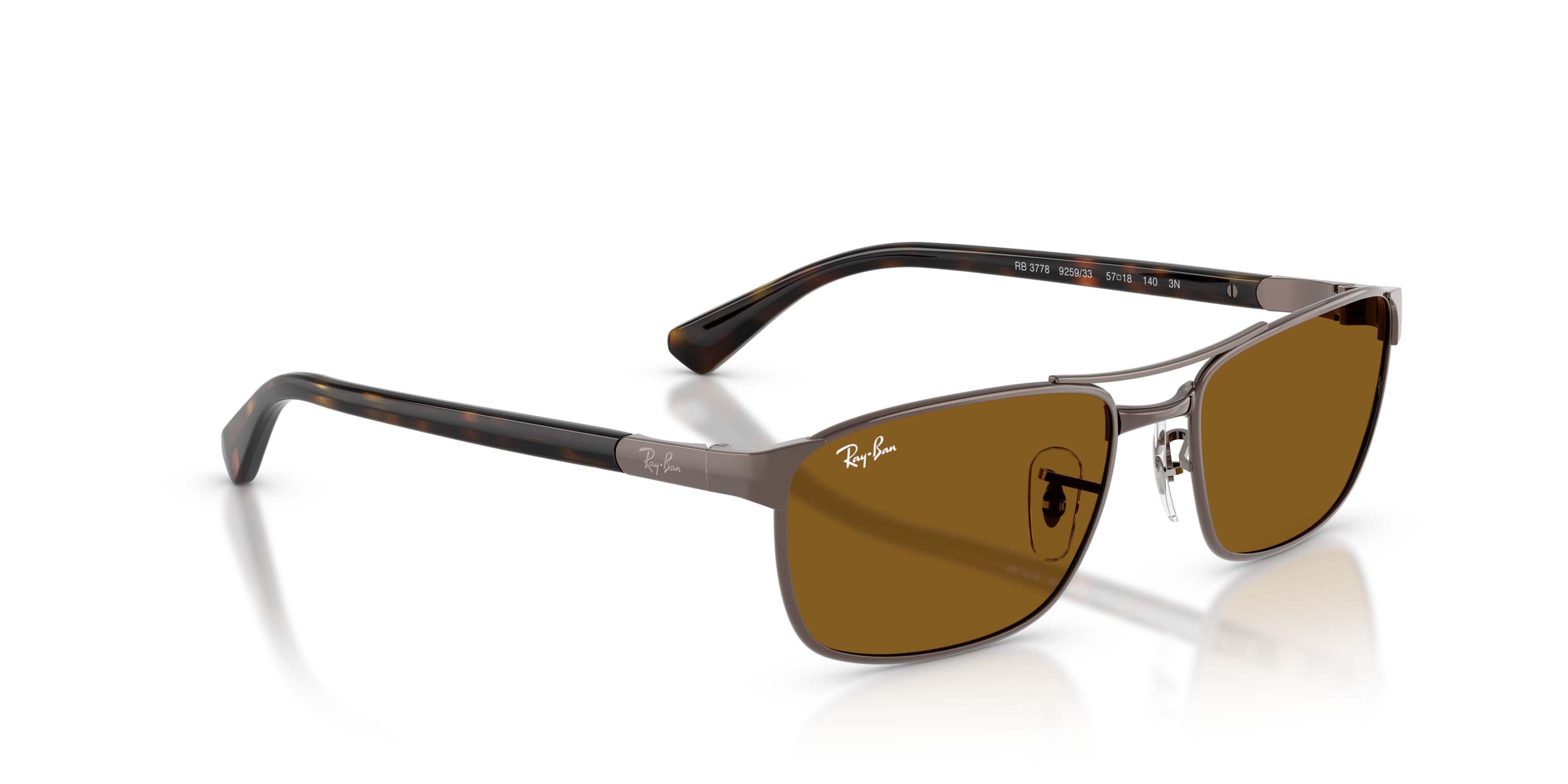 Ray-Ban RB3778 Brown Sunglasses &ndash; Polished Copper - BROWN Thumbnail View 3