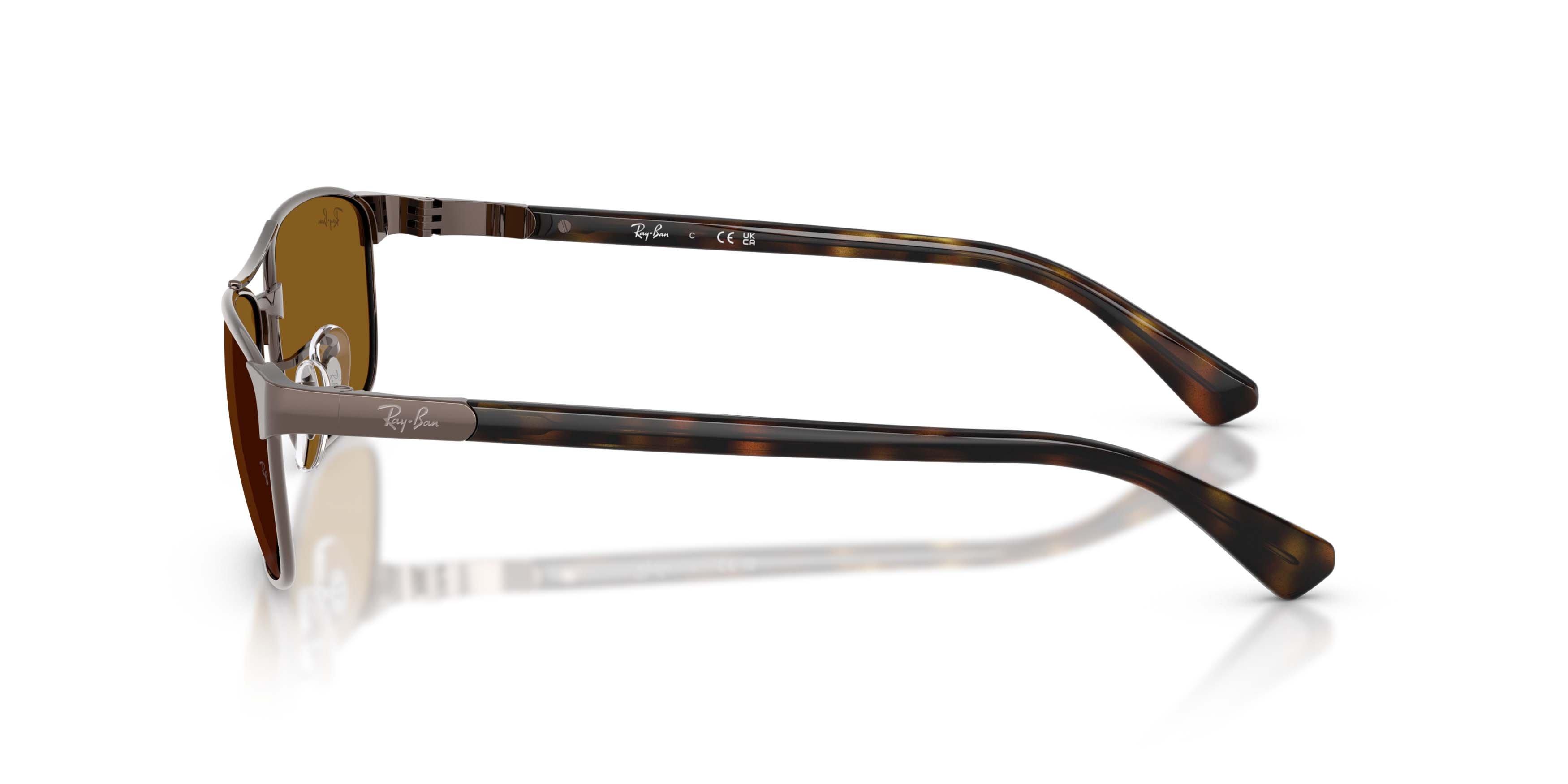 Ray-Ban RB3778 Brown Sunglasses &ndash; Polished Copper - BROWN Thumbnail View 6