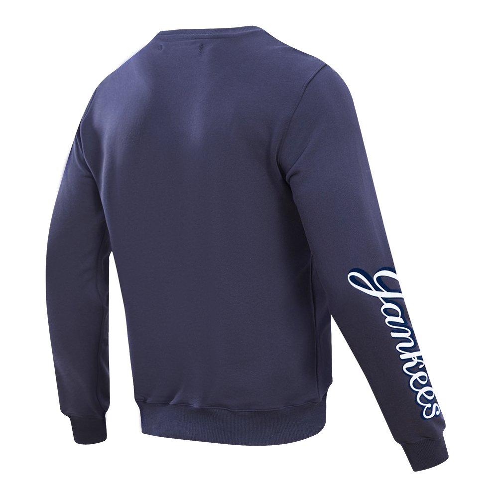 Pro Standard Men's MLB New York Yankees Classic Crewneck - NAVY Thumbnail View 4