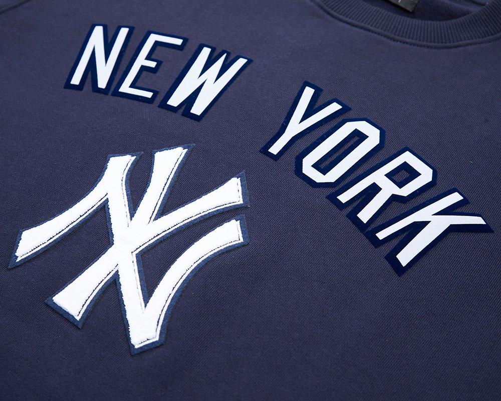 Pro Standard Men's MLB New York Yankees Classic Crewneck - NAVY Thumbnail View 5