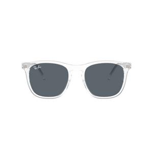 Ray-Ban RB2210 Blue Sunglasses &ndash; Polished Transparent