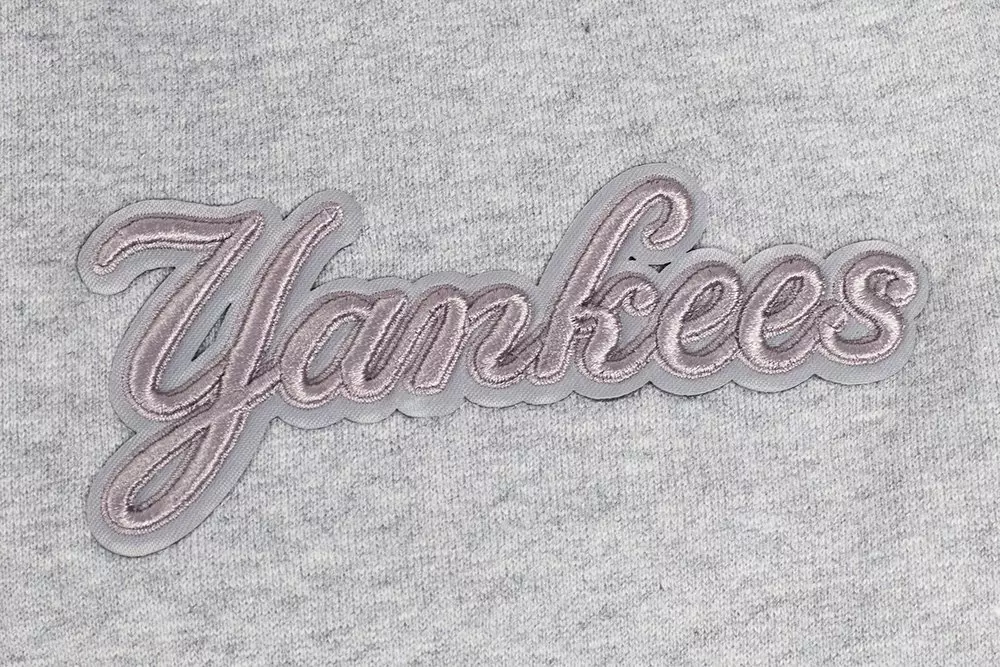 Pro Standard Men's MLB New York Yankees Neutral Drop Shoulder Pullover Hoodie - DK GREY
