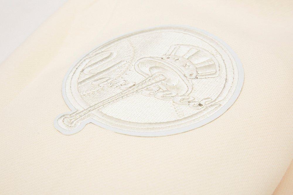 Pro Standard Men's MLB New York Yankees Neutral Drop Shoulder Pullover Hoodie - CREAM Thumbnail View 6