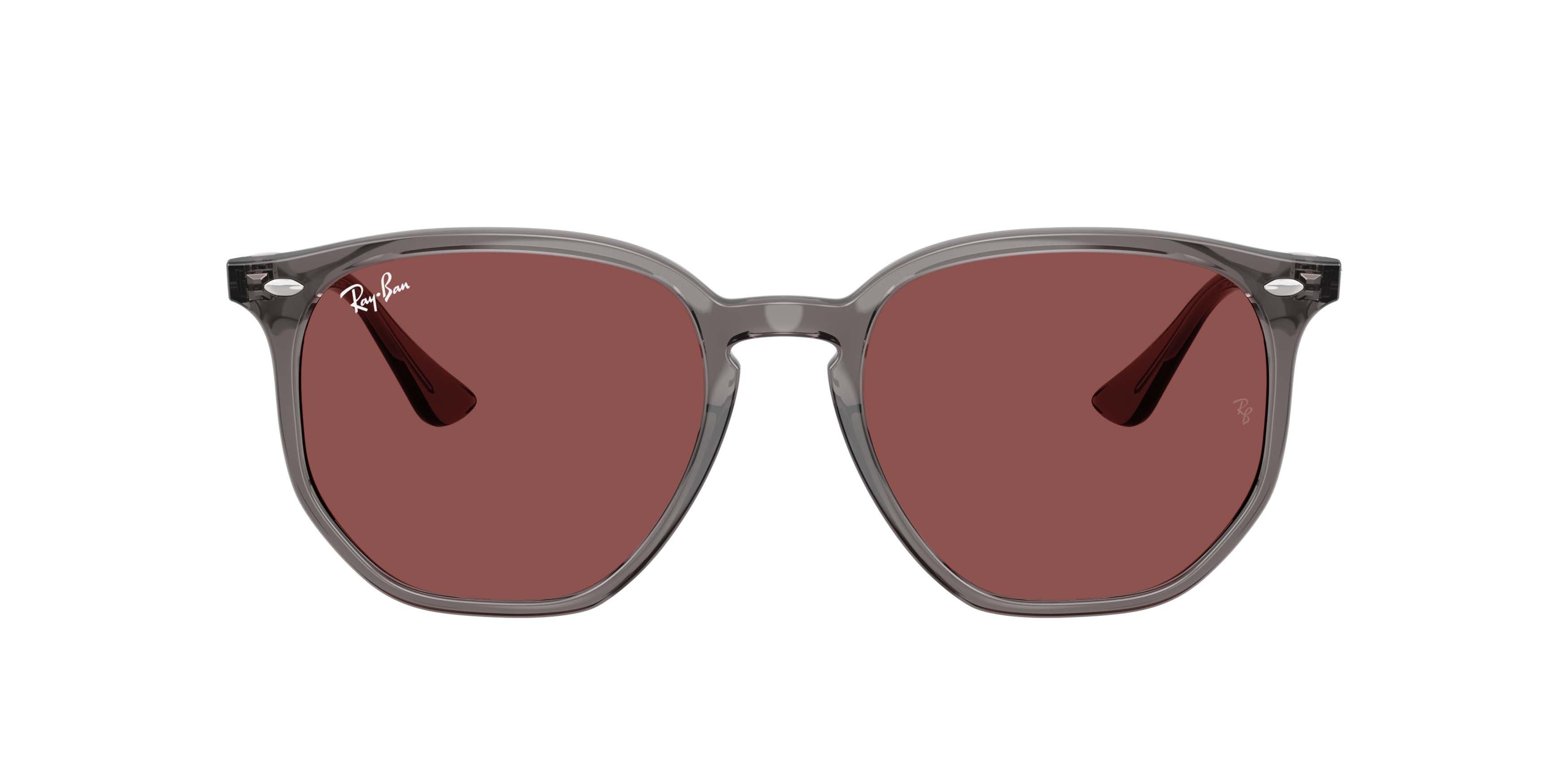 Ray-Ban RB4306 Dark Violet Sunglasses &ndash; Matte Opal Grey - GREY/PURPLE Thumbnail View 2