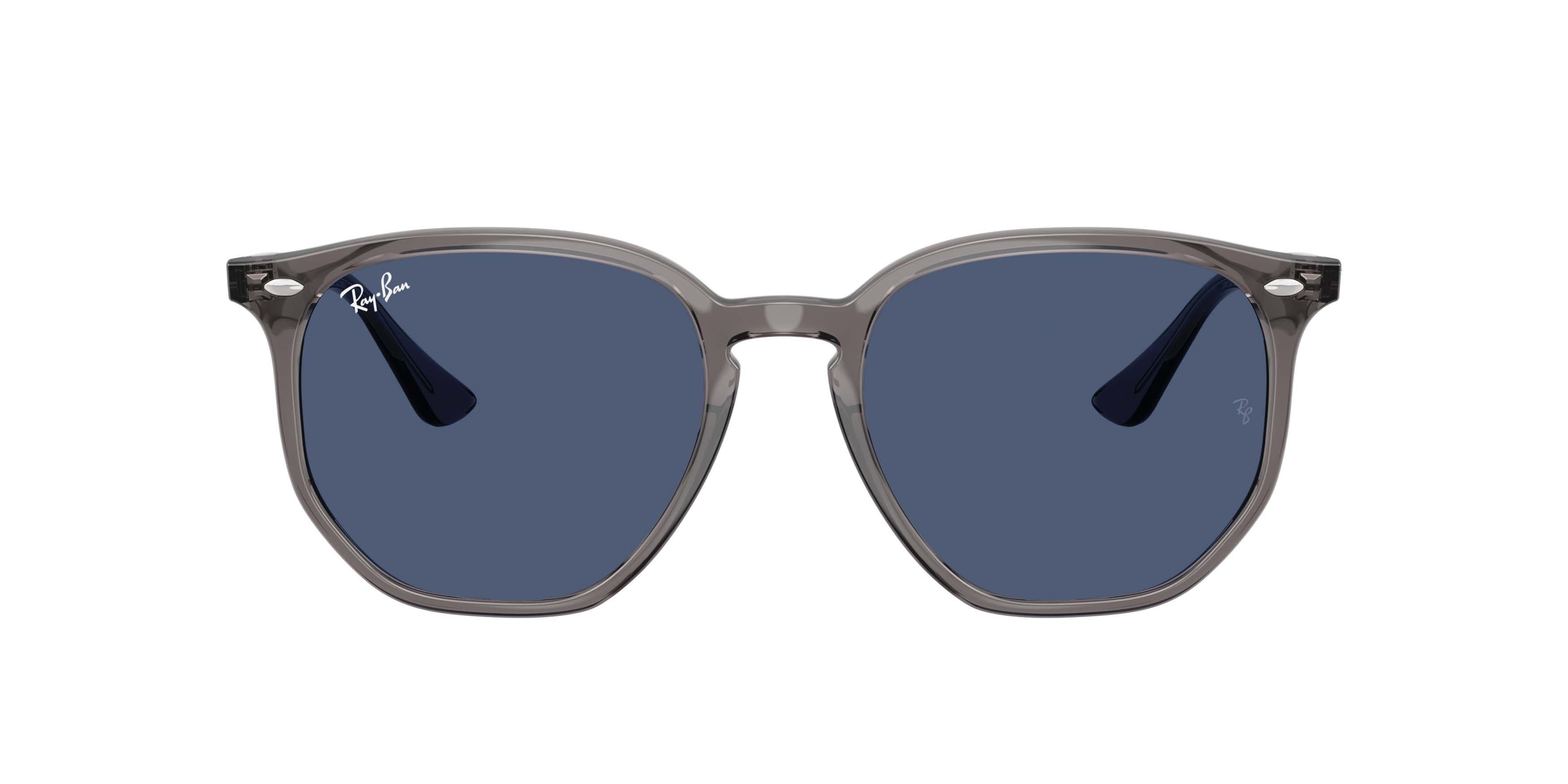 Ray-Ban RB4306 Dark Blue Sunglasses &ndash; Matte Opal Grey - GREY/BLUE Thumbnail View 2