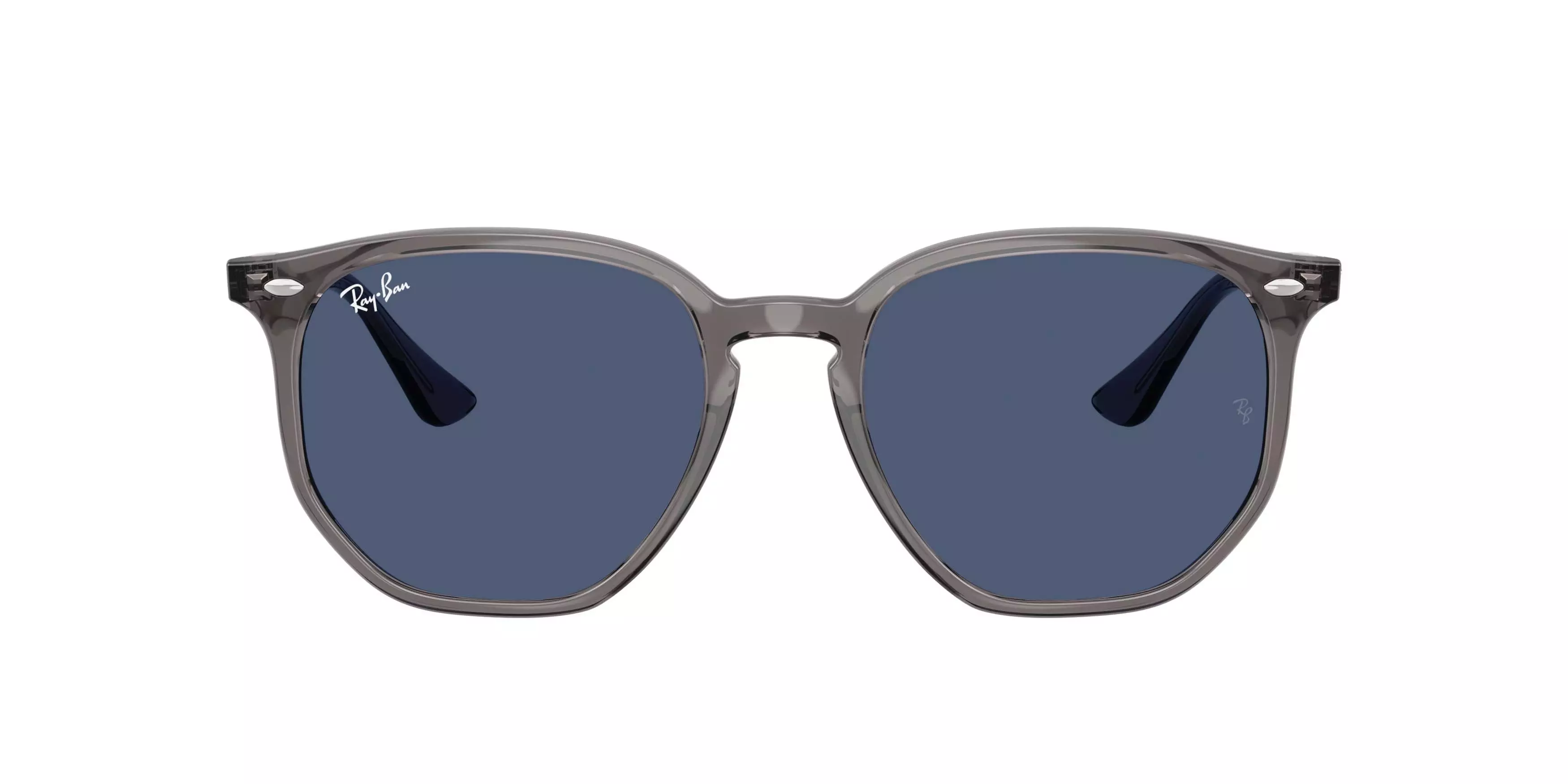 Ray-Ban RB4306 Dark Blue Sunglasses &ndash; Matte Opal Grey - GREY/BLUE