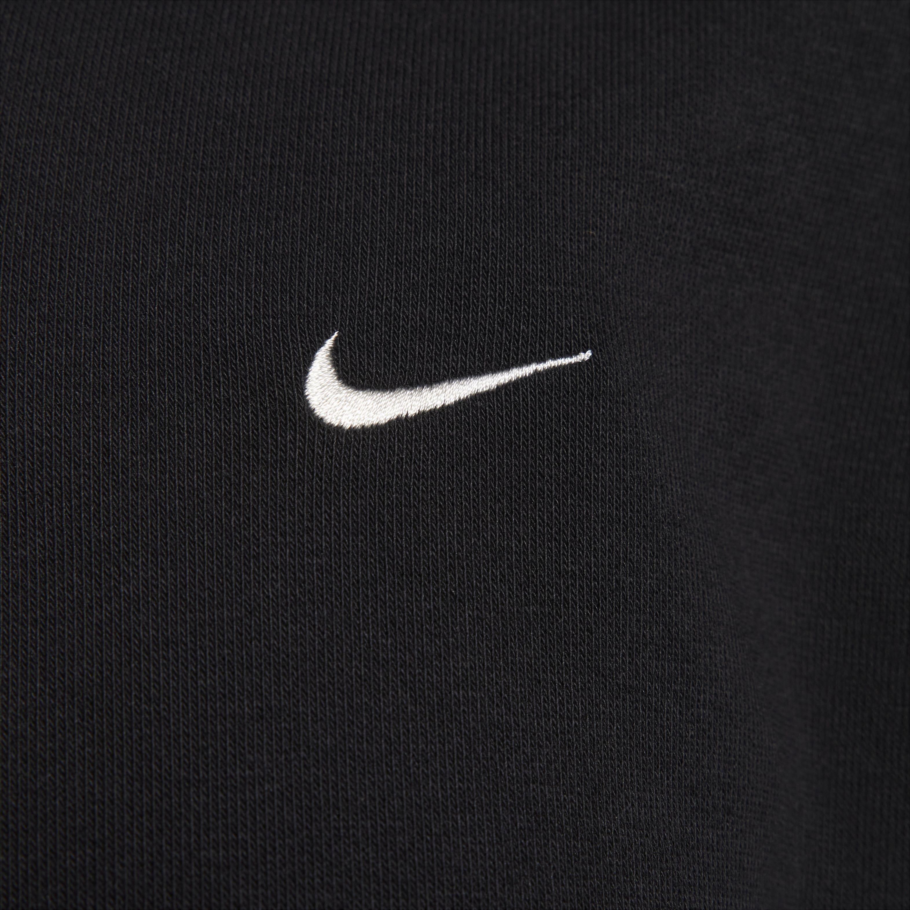 Nike Women's Sportswear Chill Loose Full-Zip French Terry Hoodie - BLACK Thumbnail View 5