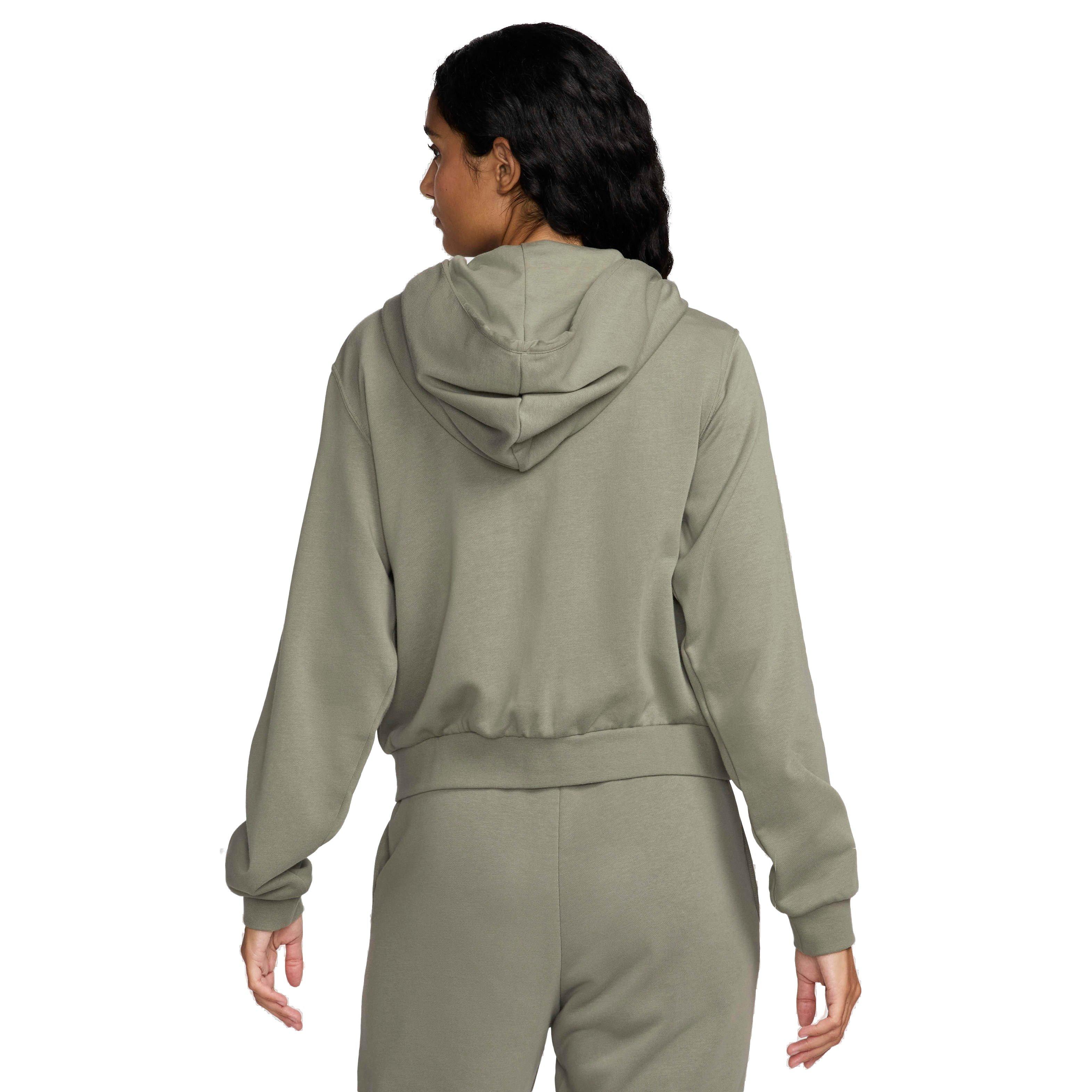 Nike Women's Sportswear Chill Loose Full-Zip French Terry Hoodie - GREEN Thumbnail View 2