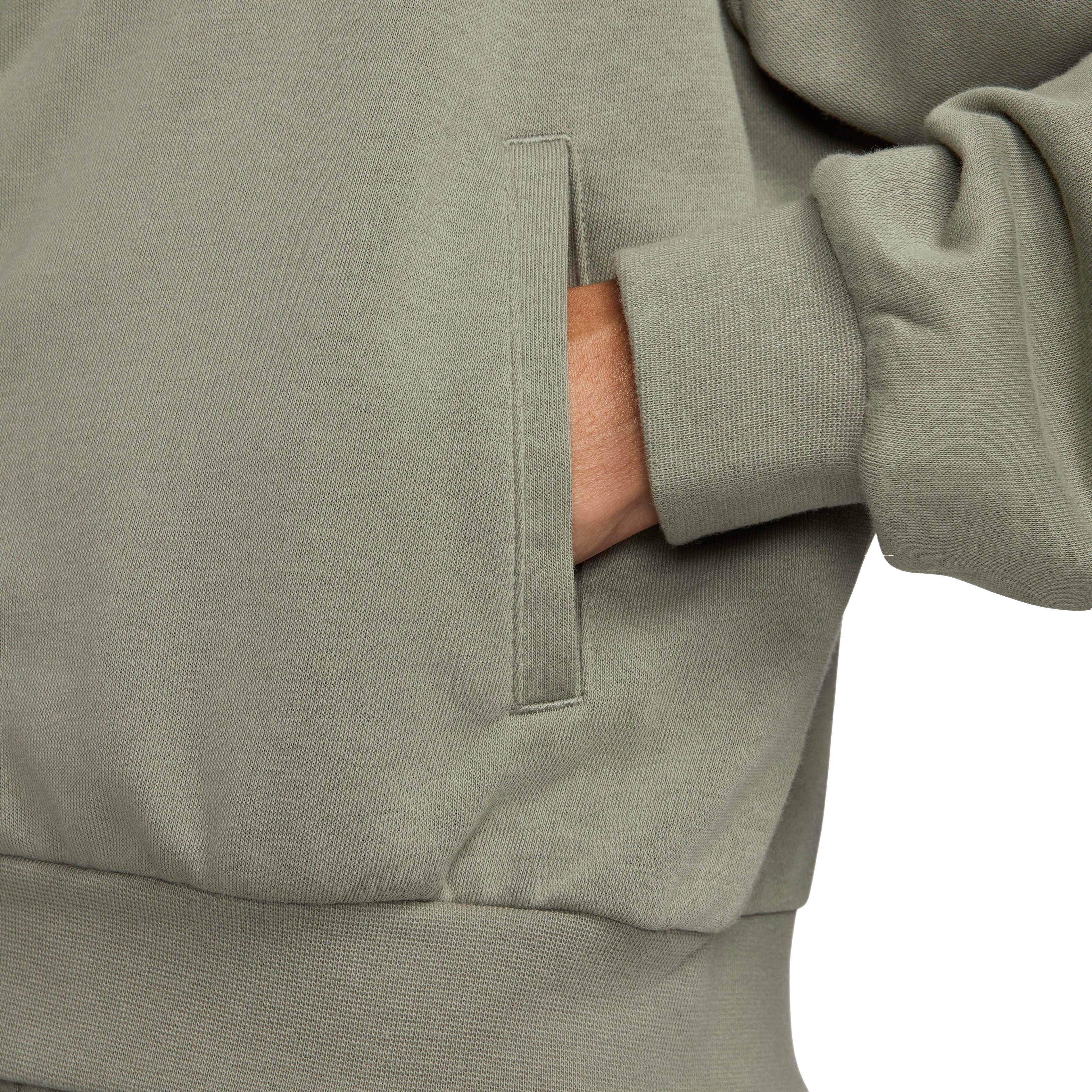 Nike Women's Sportswear Chill Loose Full-Zip French Terry Hoodie - GREEN Thumbnail View 6