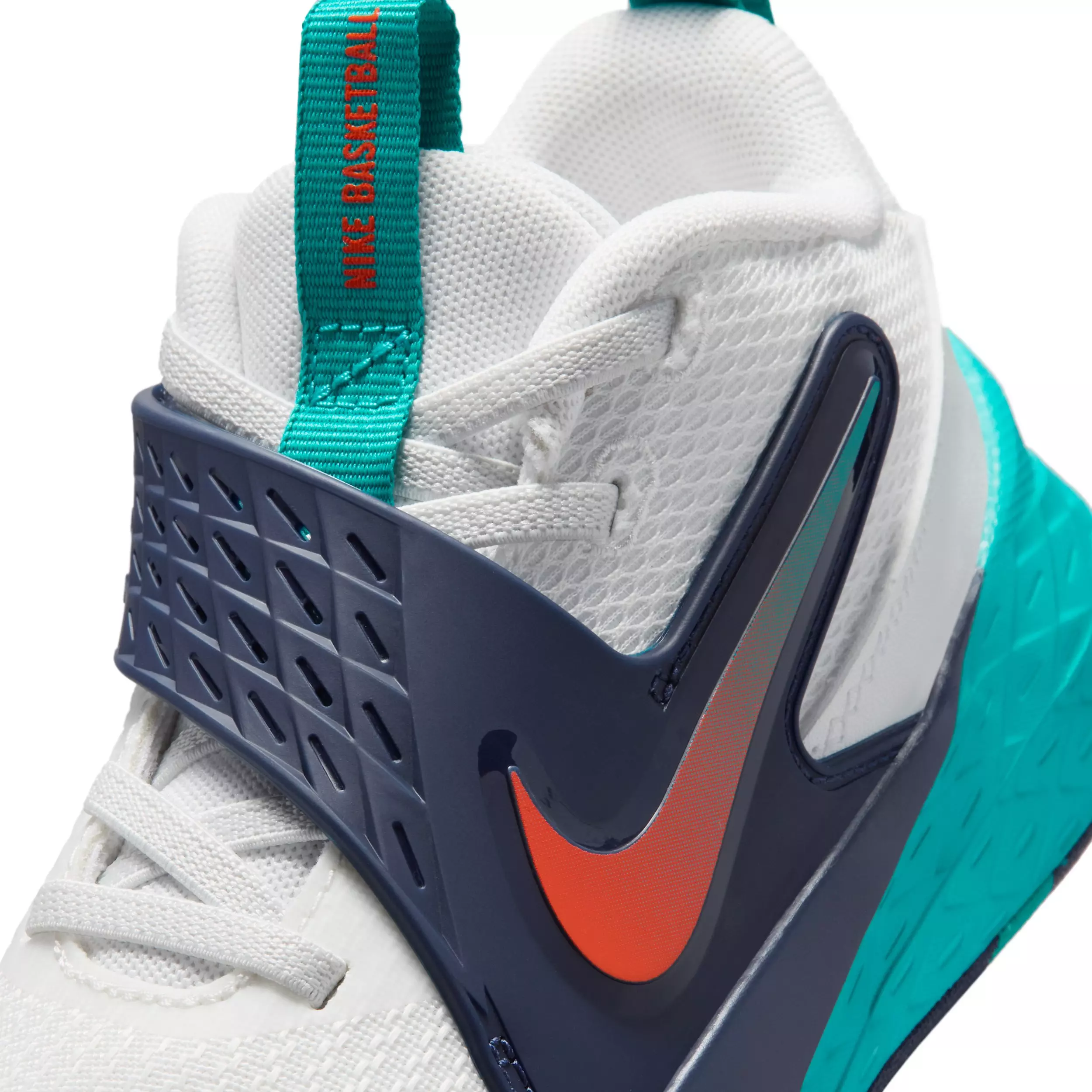 Nike Team Hustle D 12 "Summit White/Energy/Midnight Navy/Orange" Preschool Boys' Basketball Shoe - WHITE/ENERGY/NAVY/ORANGE