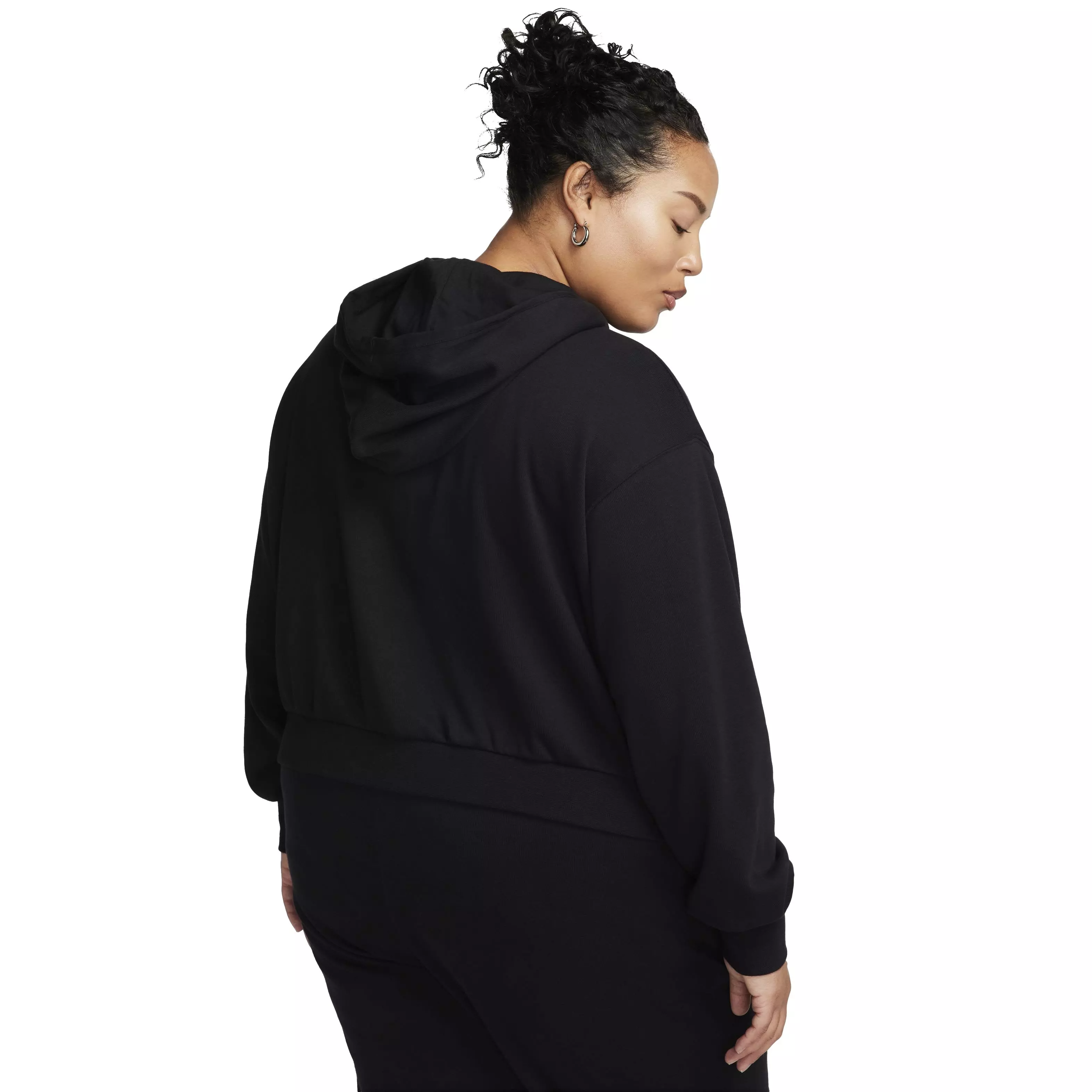 Nike Women's Sportswear Chill Full-Zip French Terry Jacket - BLACK