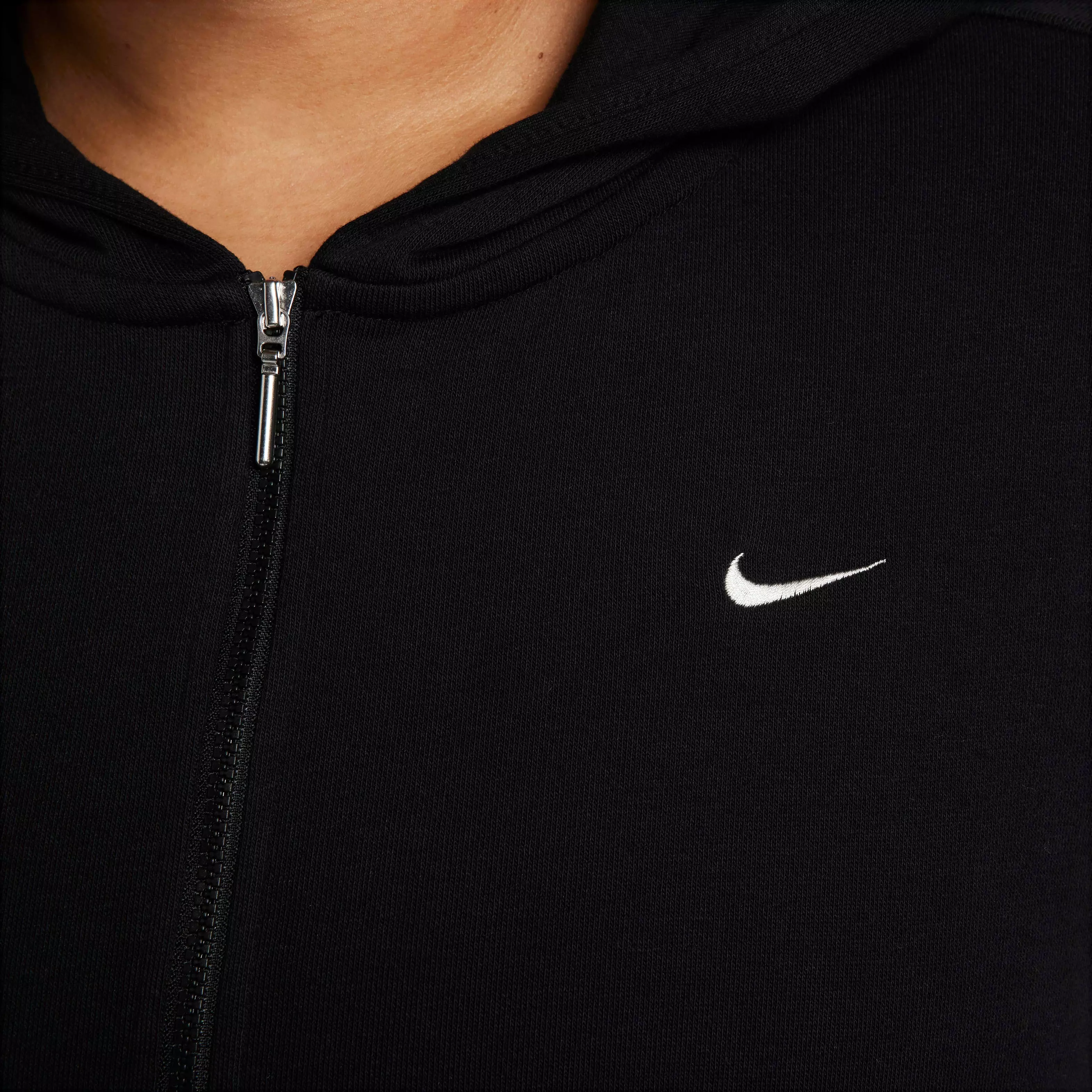 Nike Women's Sportswear Chill Full-Zip French Terry Jacket - BLACK