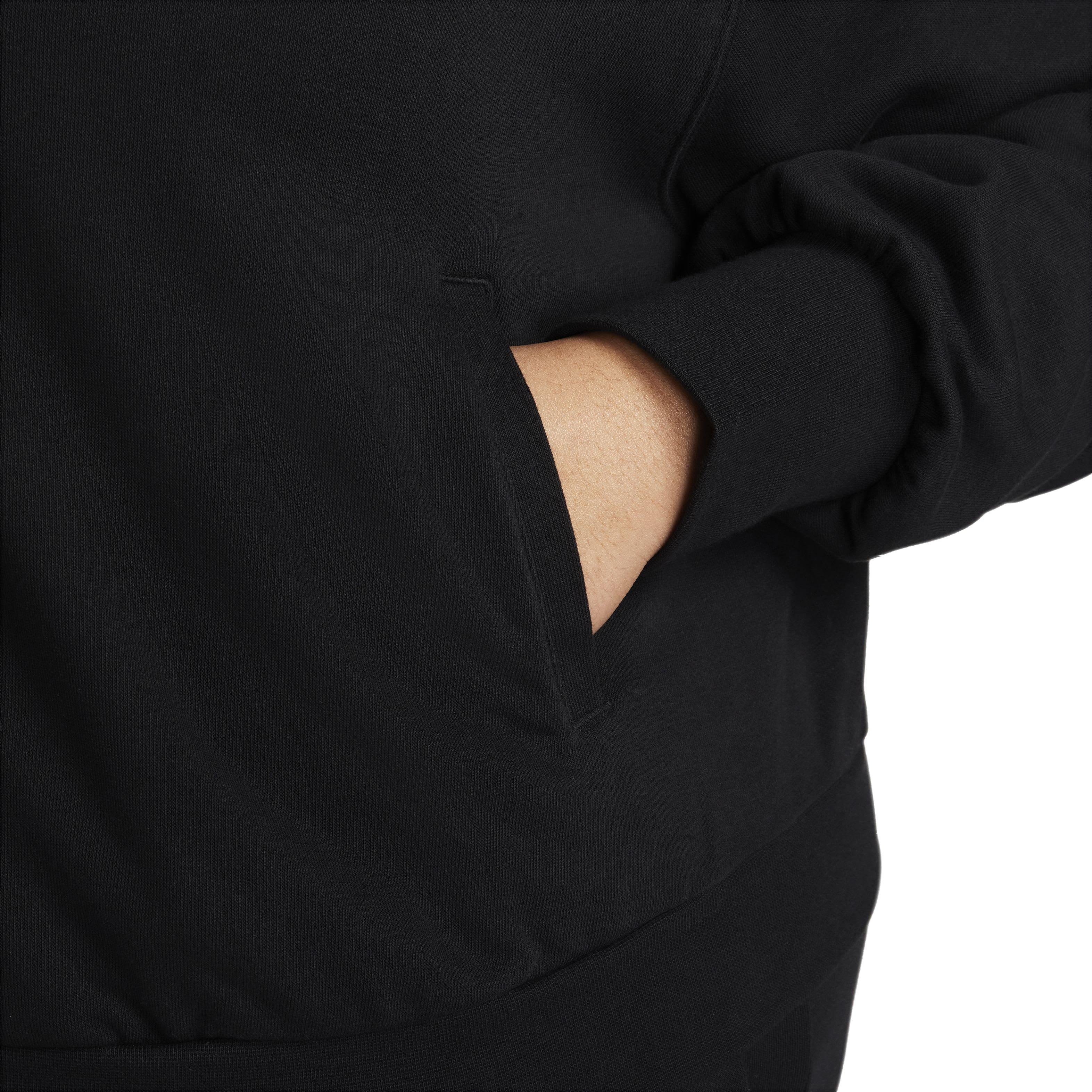 Nike Women's Sportswear Chill Full-Zip French Terry Jacket - BLACK Thumbnail View 5