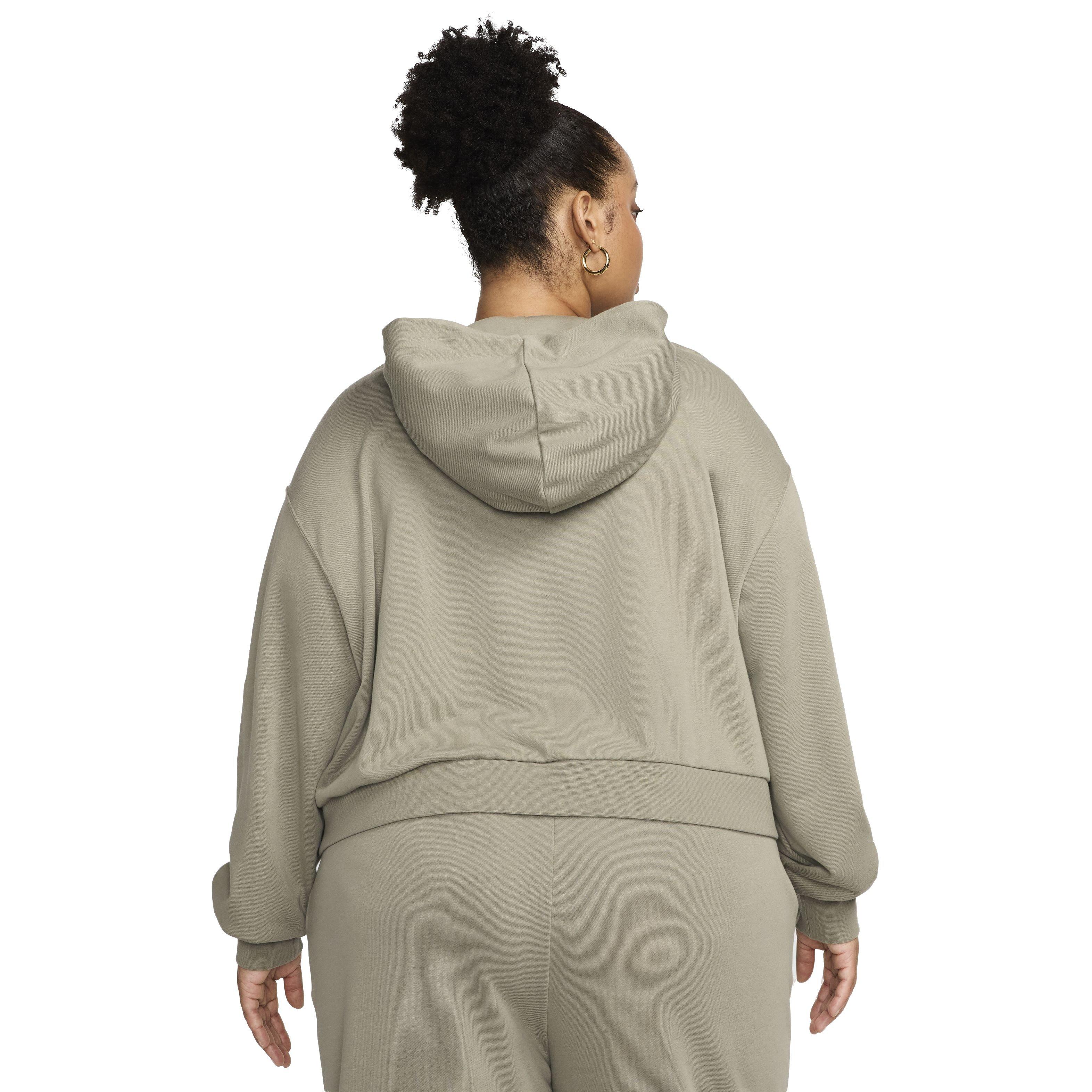 Nike Women's Sportswear Chill Full-Zip French Terry Jacket - LT ARMY GREEN Thumbnail View 2