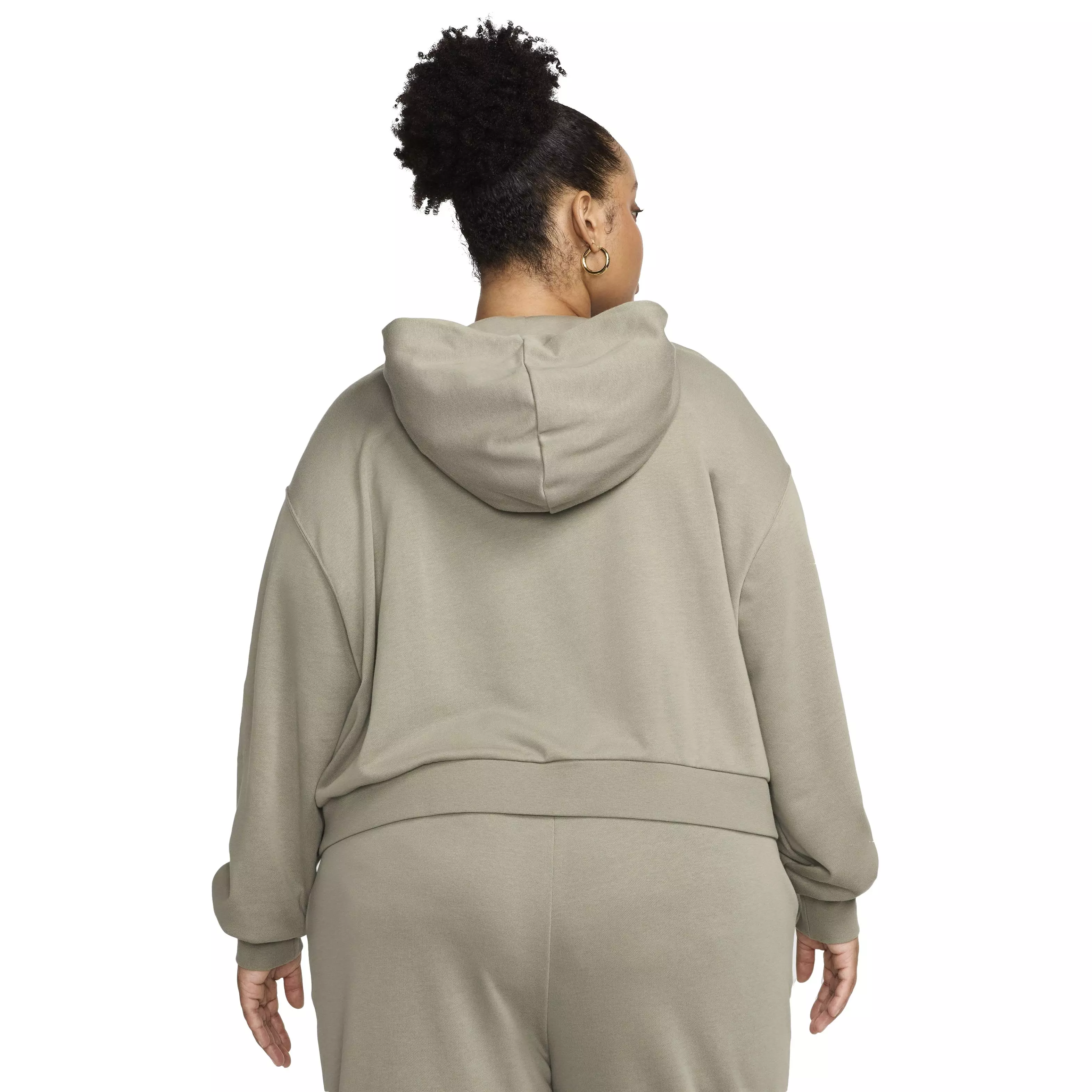 Nike Women's Sportswear Chill Full-Zip French Terry Jacket - LT ARMY GREEN