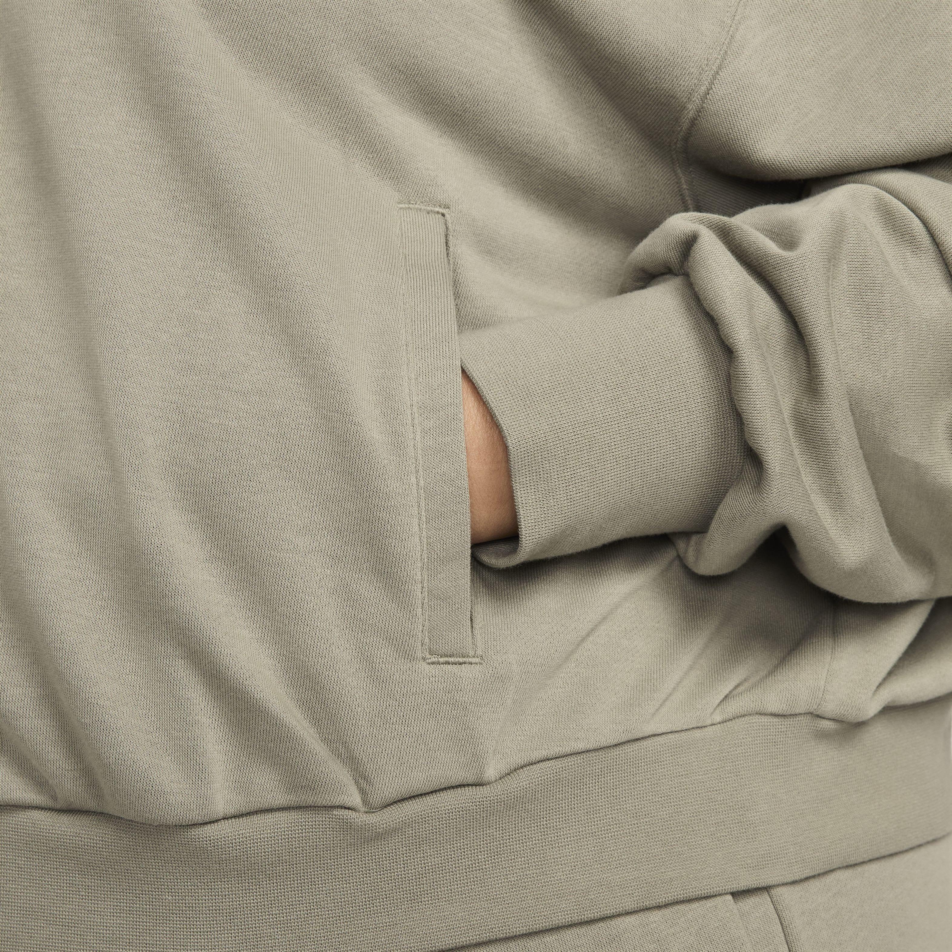 Nike Women's Sportswear Chill Full-Zip French Terry Jacket - LT ARMY GREEN Thumbnail View 6