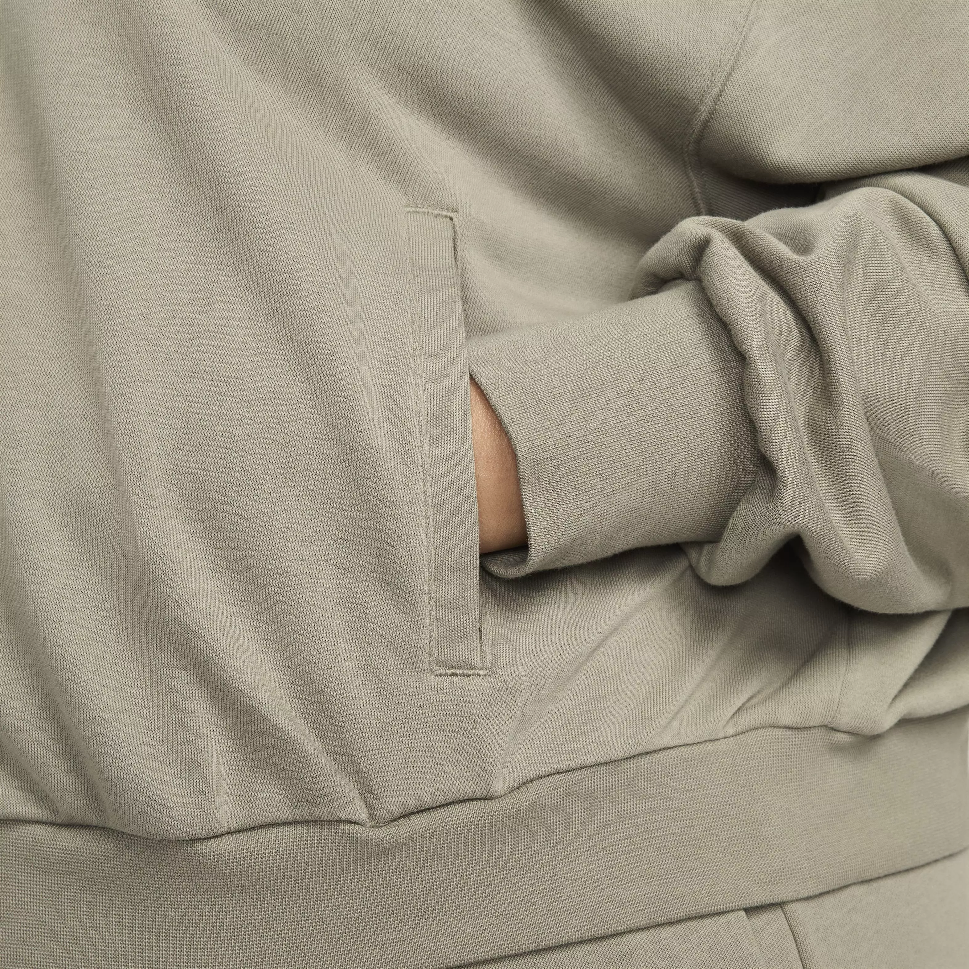 Nike Women's Sportswear Chill Full-Zip French Terry Jacket - LT ARMY GREEN