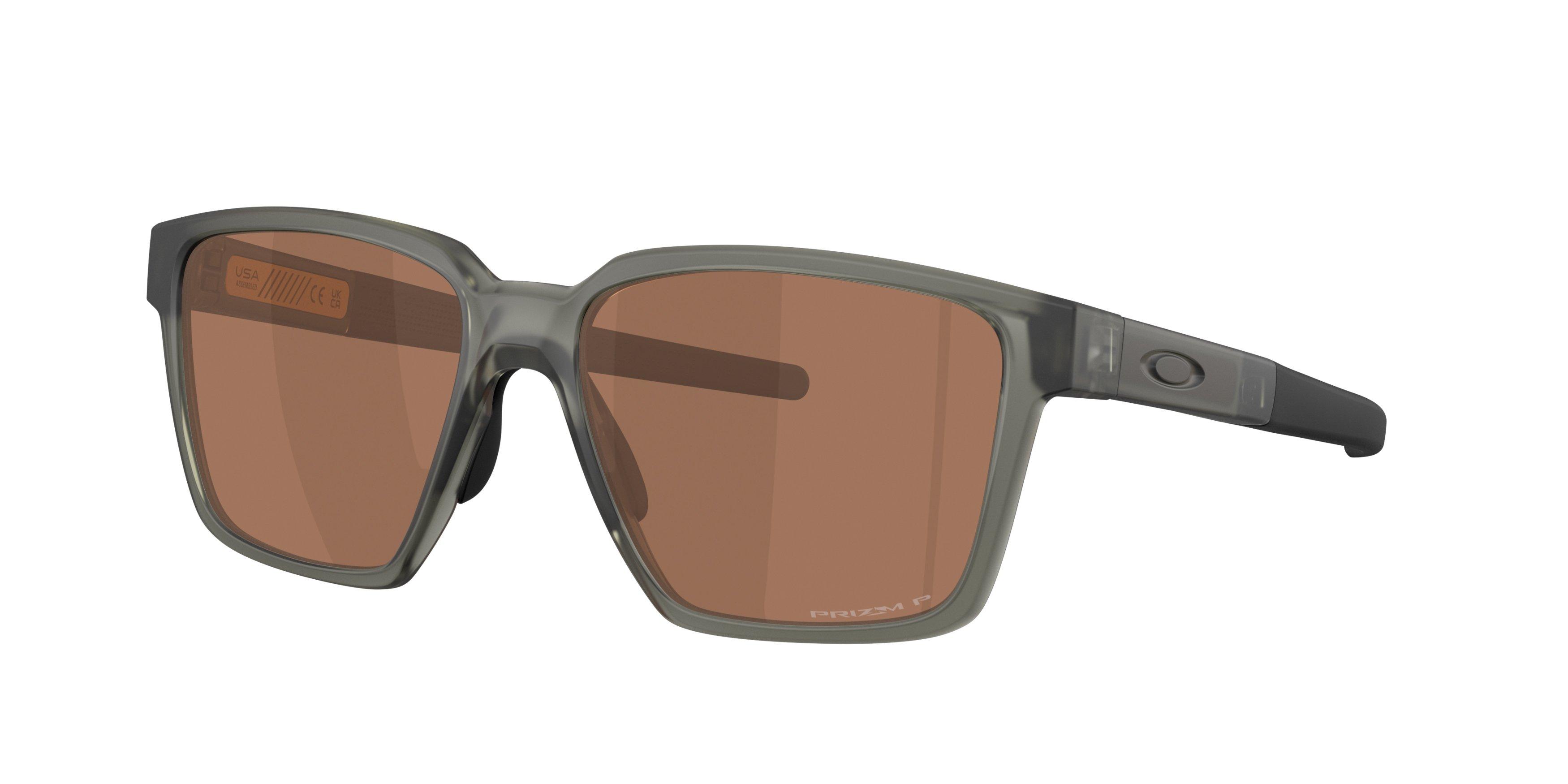 Oakley Actuator SQ Prizm 24K Polarized Sunglasses - Matte Olive Ink - GREEN/BROWN Thumbnail View 1