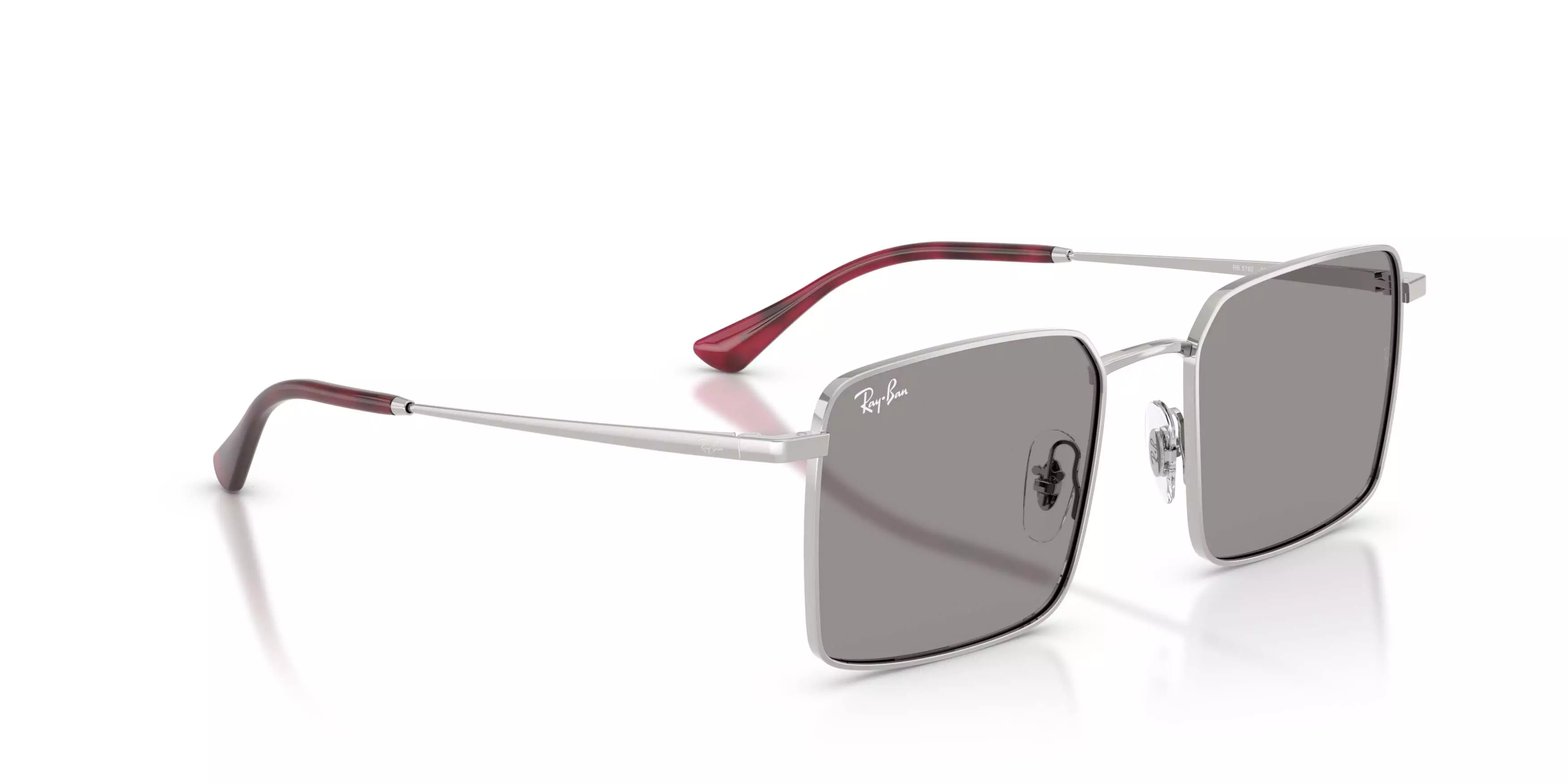 Ray-Ban Idan Bio-Based Grey Sunglasses &ndash; Polished Silver - SILVER
