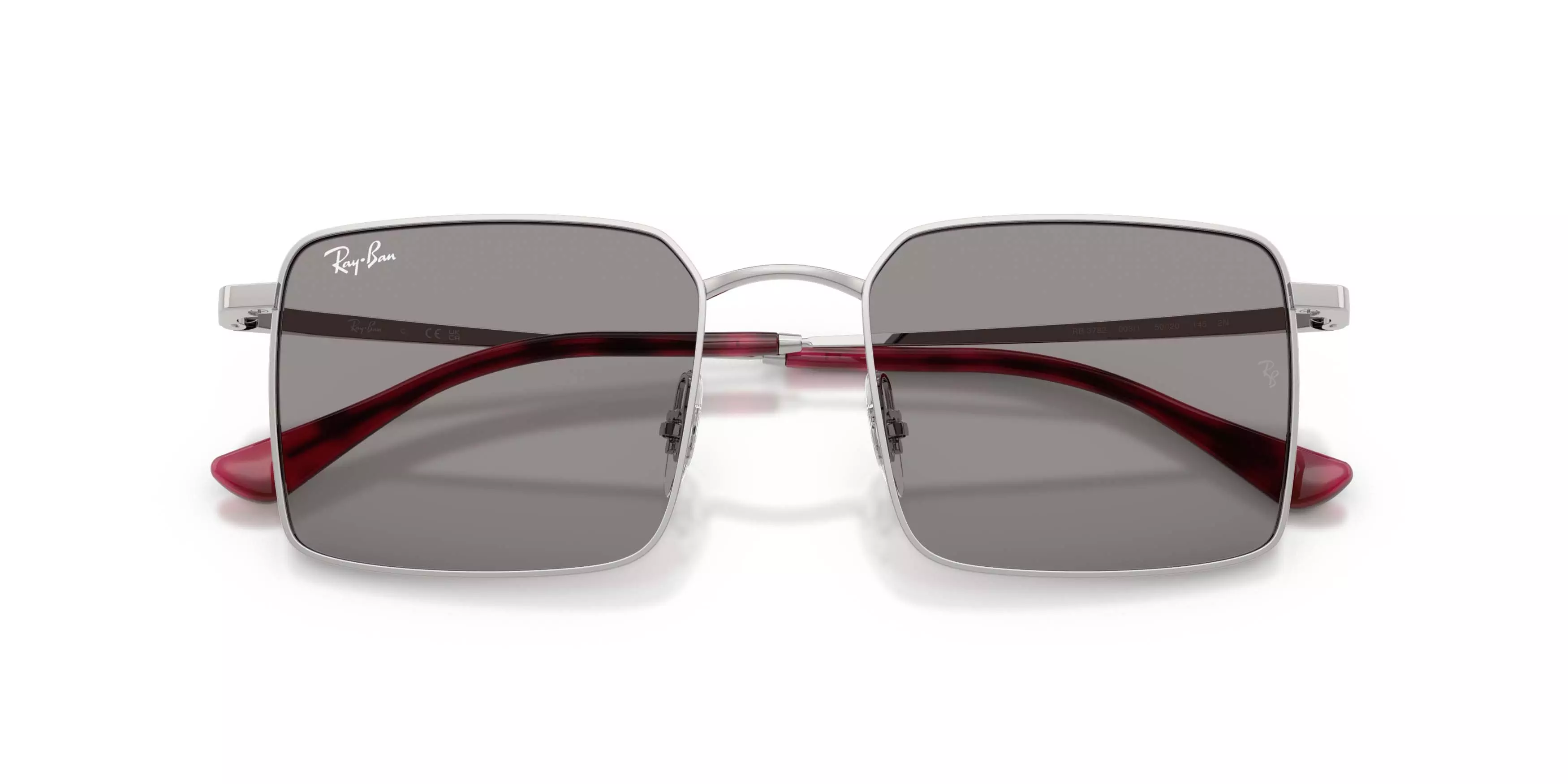 Ray-Ban Idan Bio-Based Grey Sunglasses &ndash; Polished Silver - SILVER