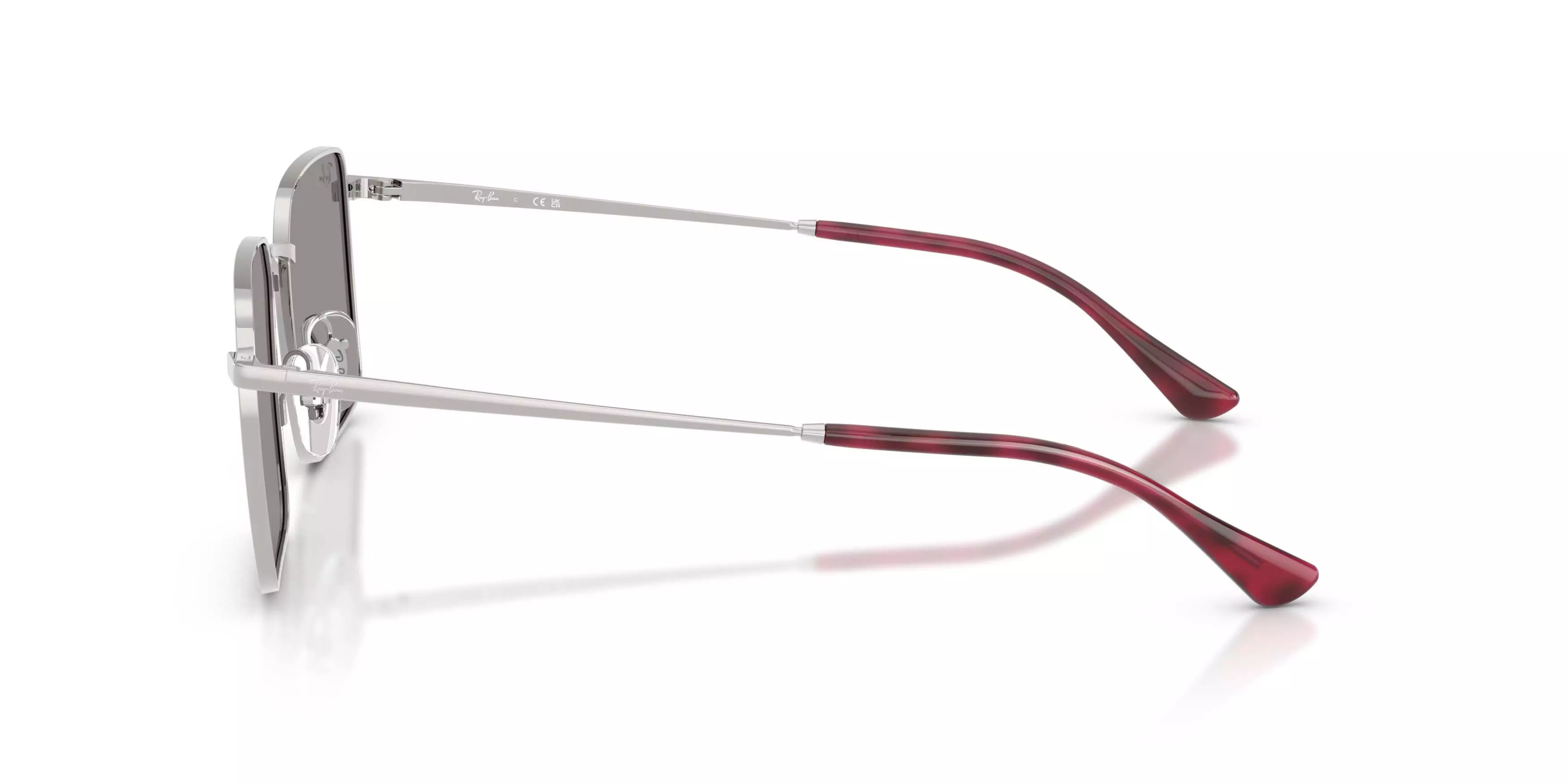 Ray-Ban Idan Bio-Based Grey Sunglasses &ndash; Polished Silver - SILVER