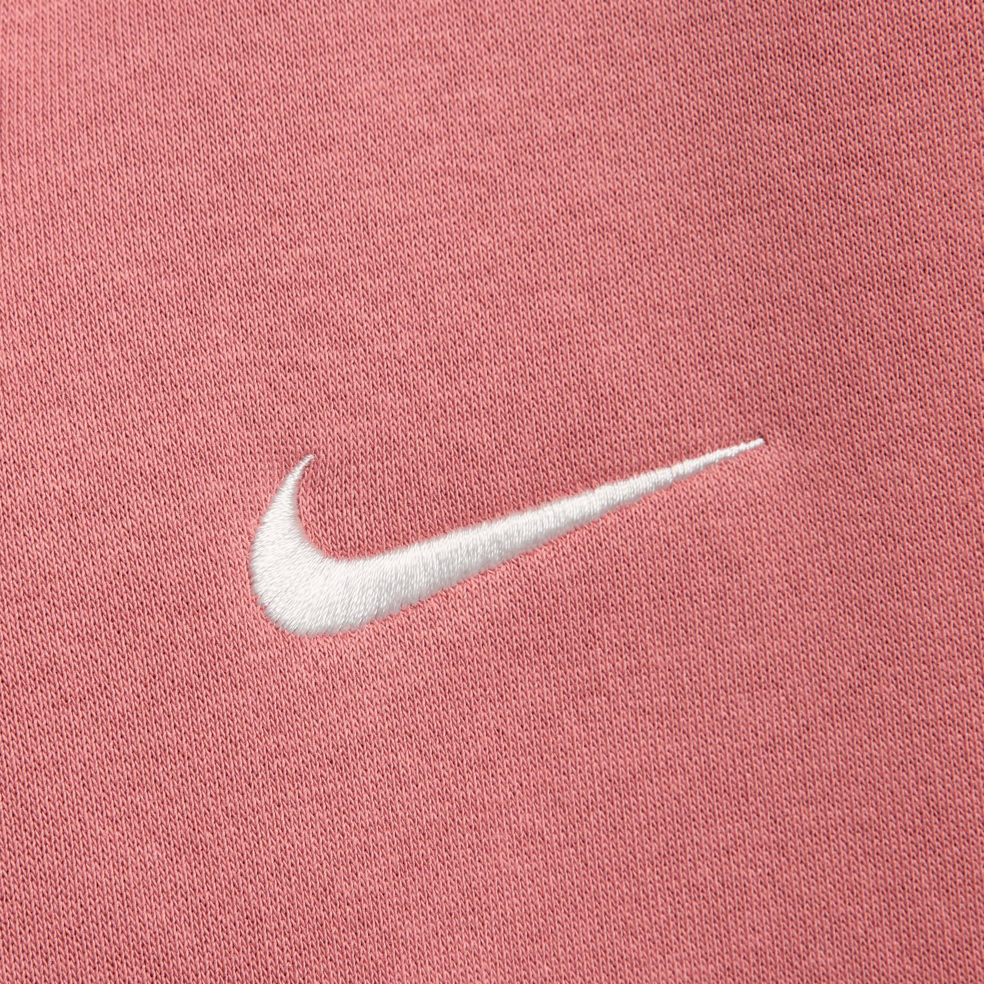 Nike Women's Sportswear Phoenix Fleece Oversized Full-Zip Jacket - PINK Thumbnail View 5