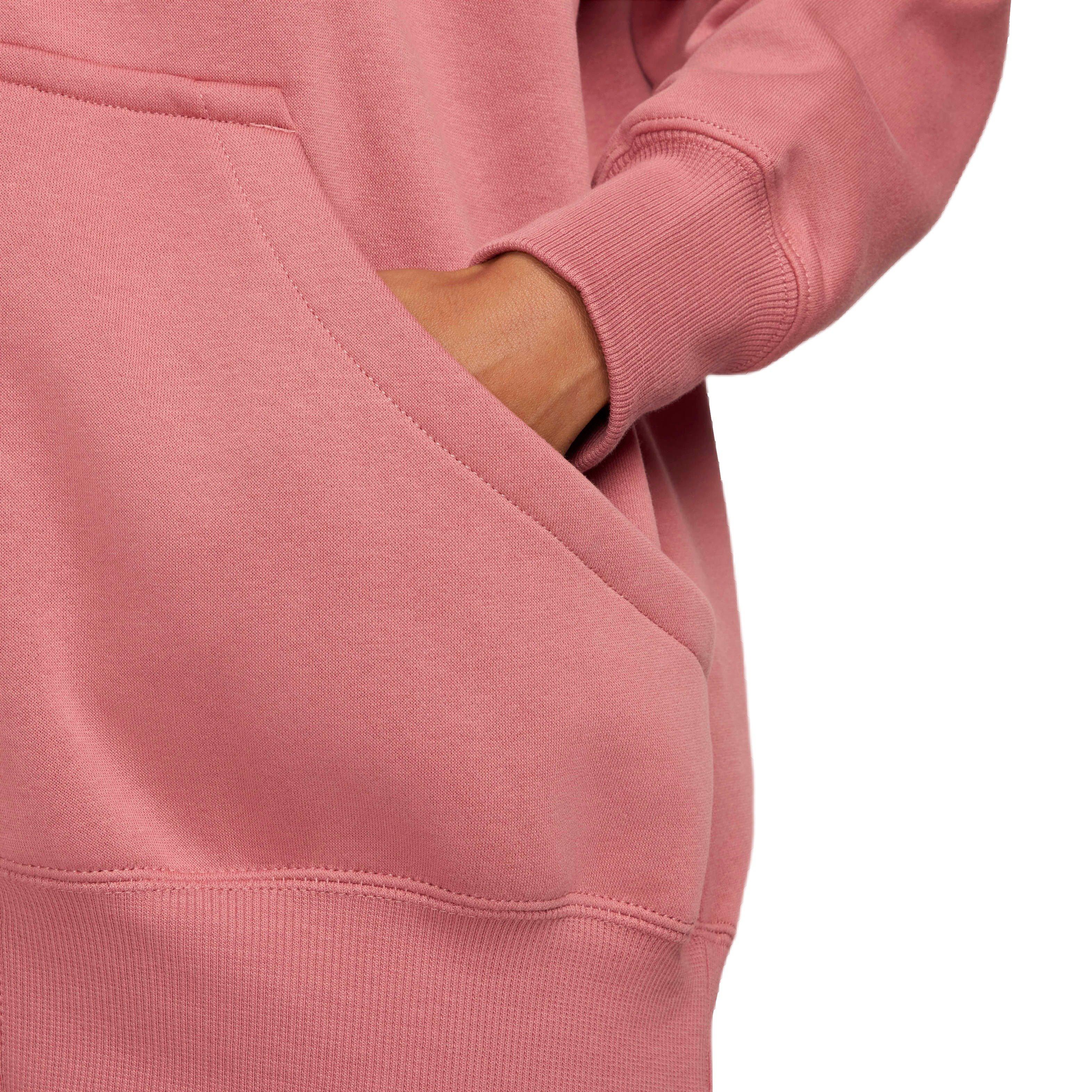 Nike Women's Sportswear Phoenix Fleece Oversized Full-Zip Jacket - PINK Thumbnail View 6