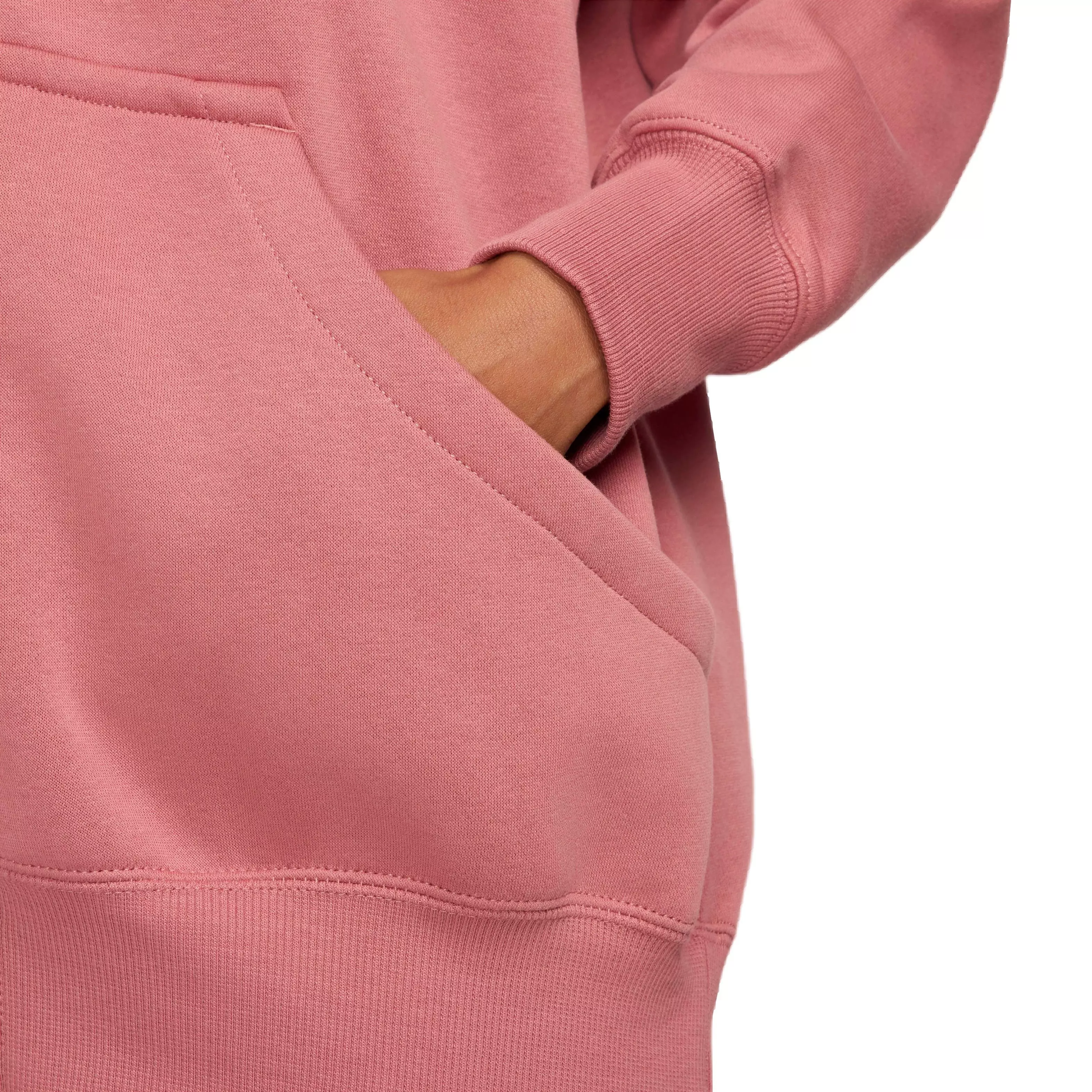 Nike Women's Sportswear Phoenix Fleece Oversized Full-Zip Jacket - PINK