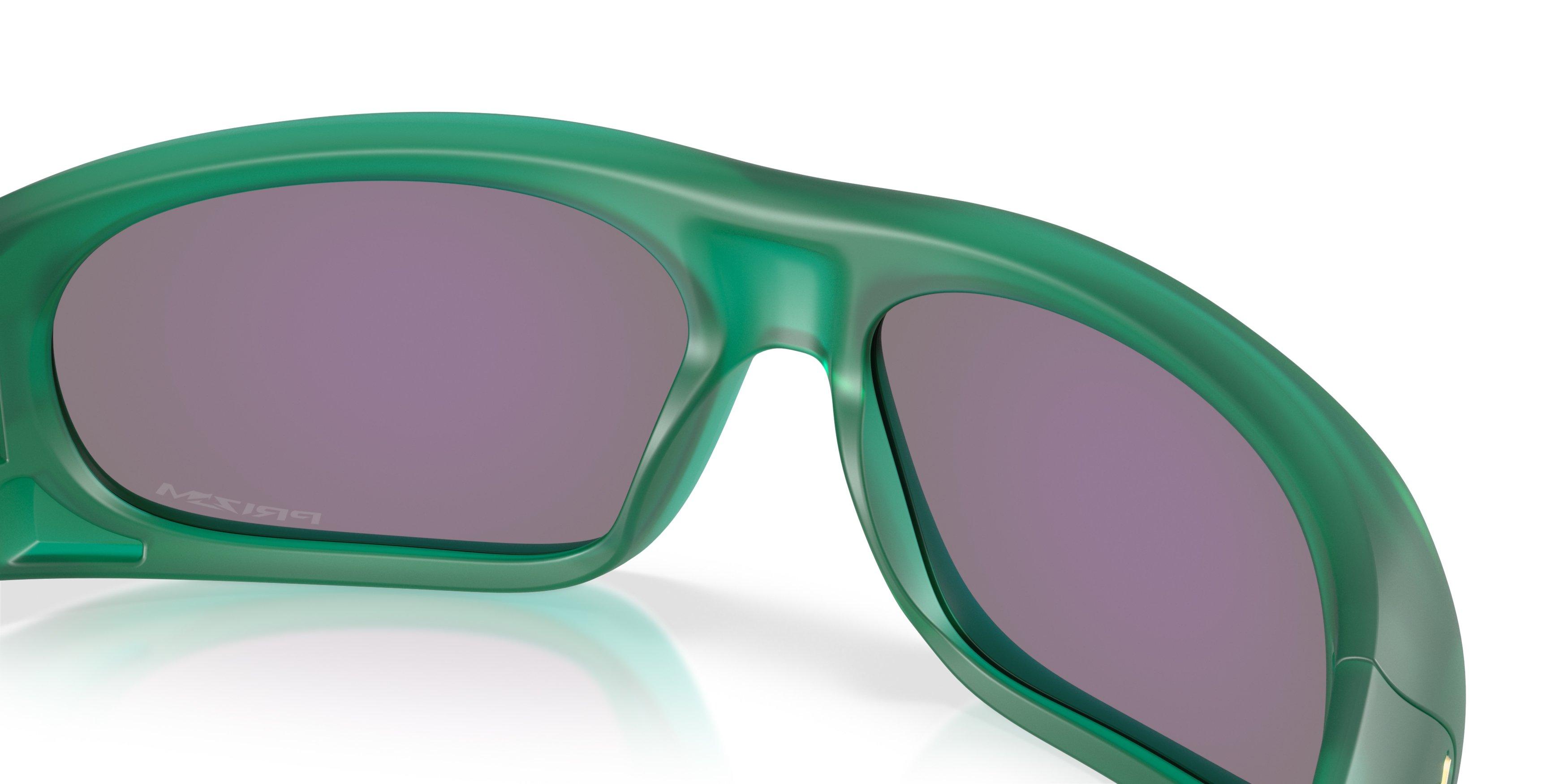 Oakley Belleville Prizm Jade Sunglasses - Transparent Viridian - GREEN Thumbnail View 6
