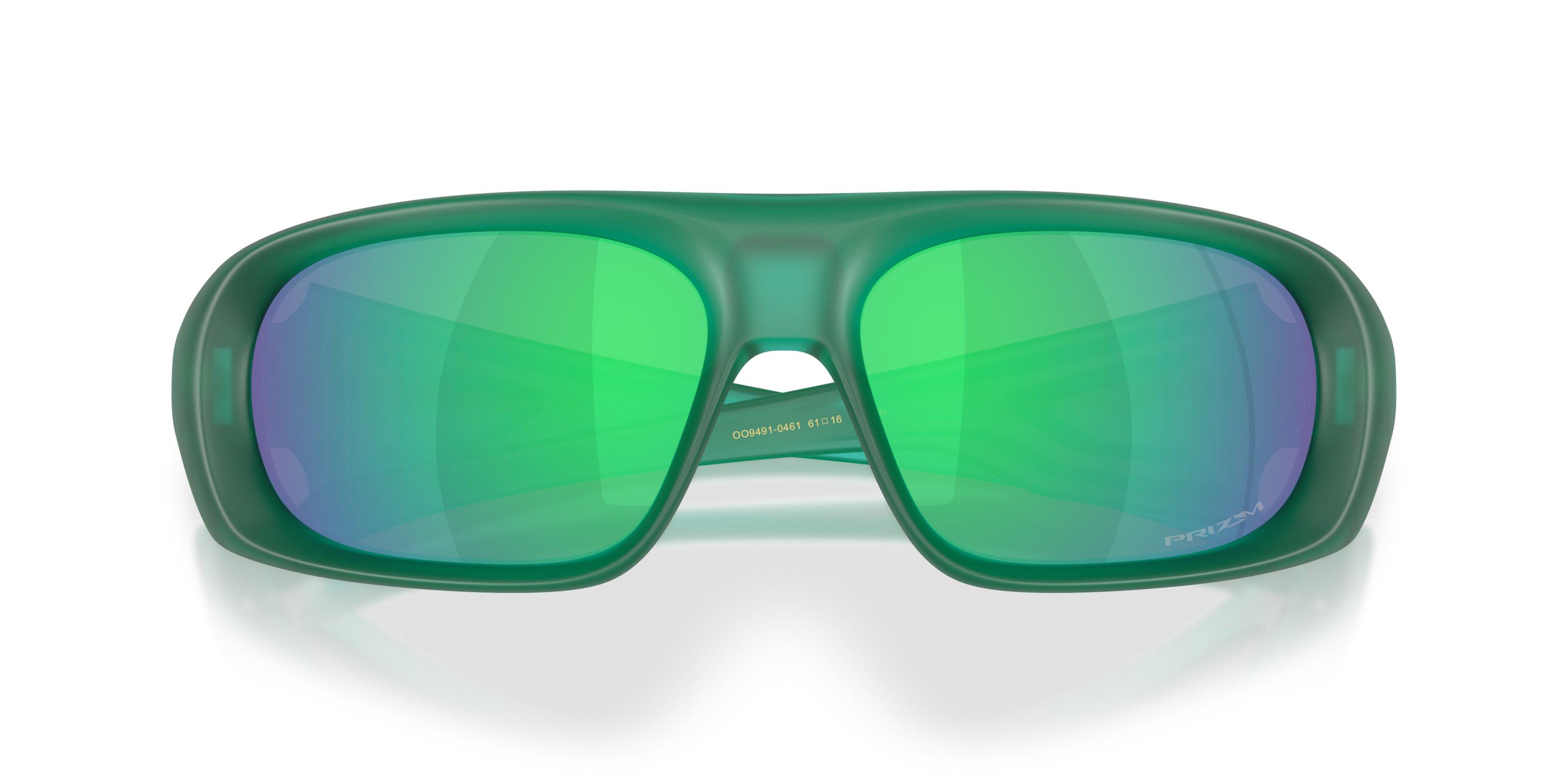 Oakley Belleville Prizm Jade Sunglasses - Transparent Viridian - GREEN Thumbnail View 7