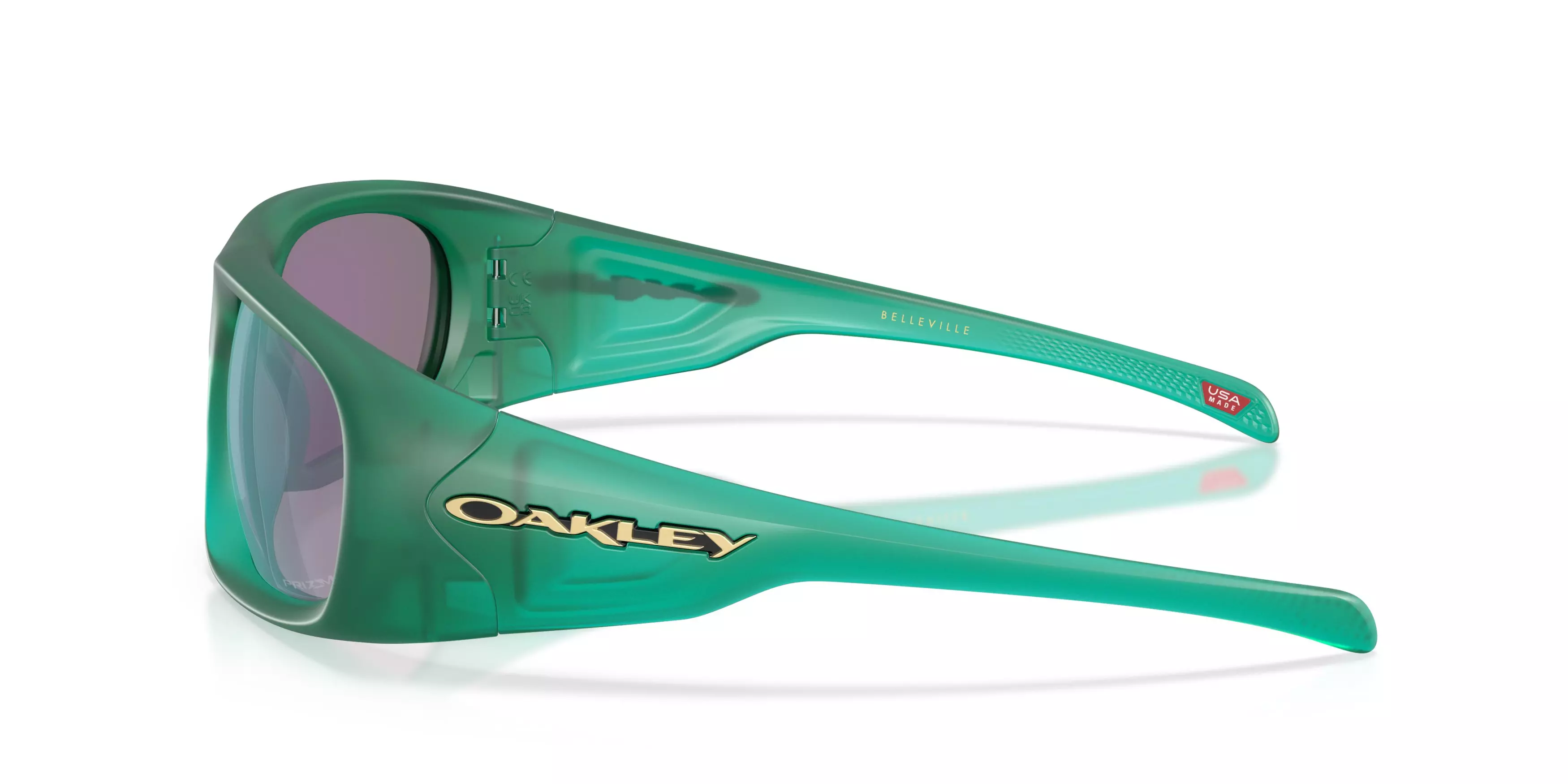 Oakley Belleville Prizm Jade Sunglasses - Transparent Viridian - GREEN