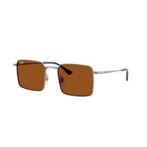 Ray-Ban Idan Bio-Based Dark Brown Sunglasses &ndash; Polished Gunmetal