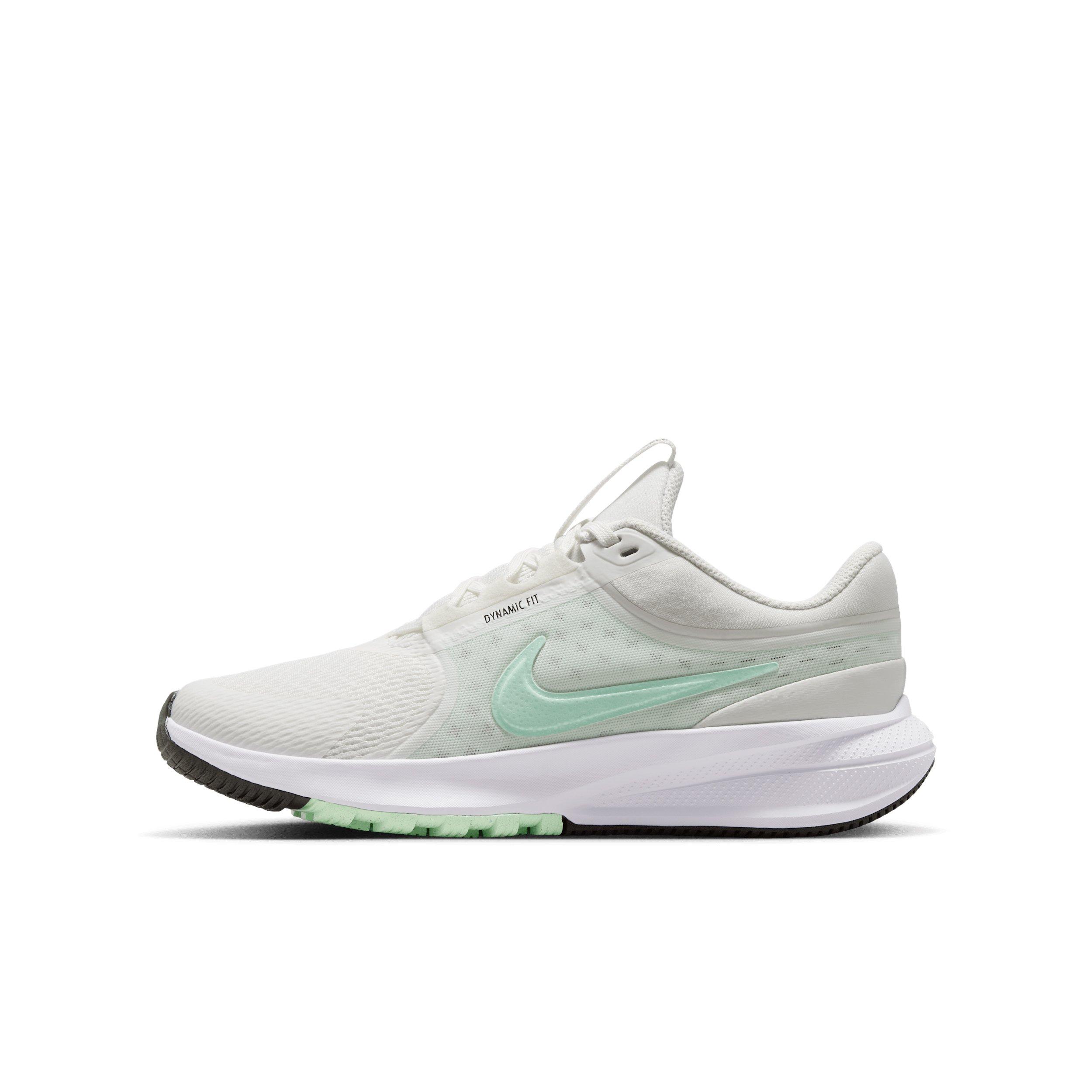 Nike Star Runner 5 "Summit White/Black/Barely Green/Arctic Green" Grade School Boys' Running Shoe - WHITE/BLACK/GREEN/GREEN