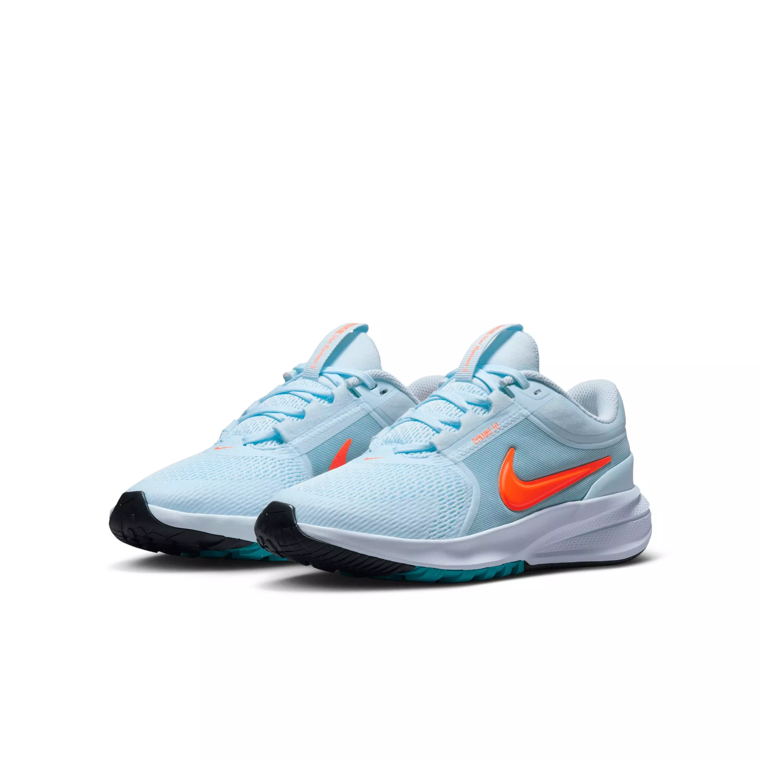 Nike Star Runner 5 "Glacier Blue/Energy/Black/Total Orange" Grade School Boys' Running Shoe - BLUE/ENERGY/BLACK/ORANGE