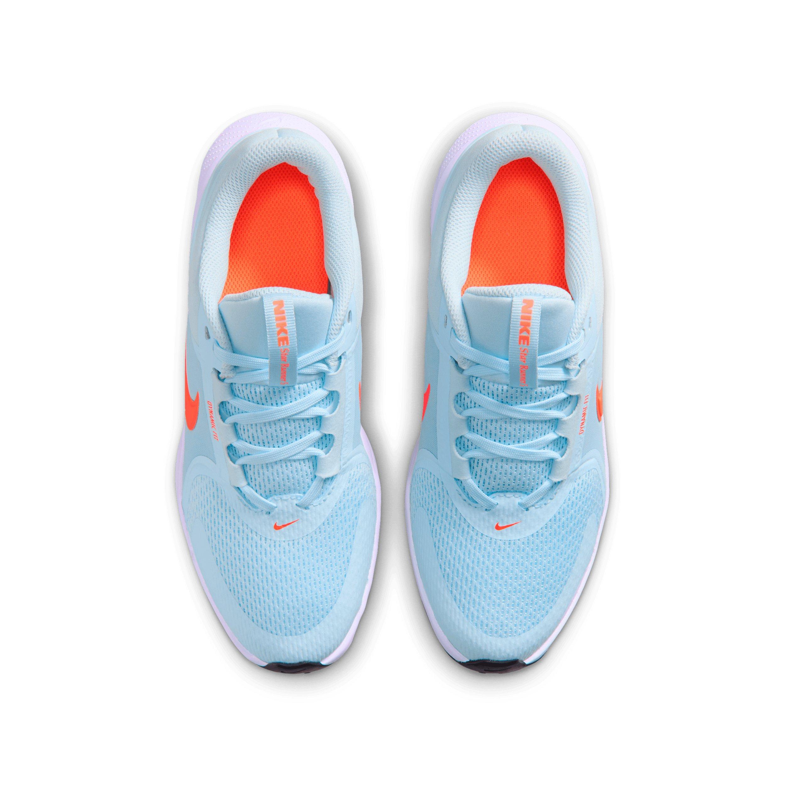 Nike Star Runner 5 "Glacier Blue/Energy/Black/Total Orange" Grade School Boys' Running Shoe - BLUE/ENERGY/BLACK/ORANGE
